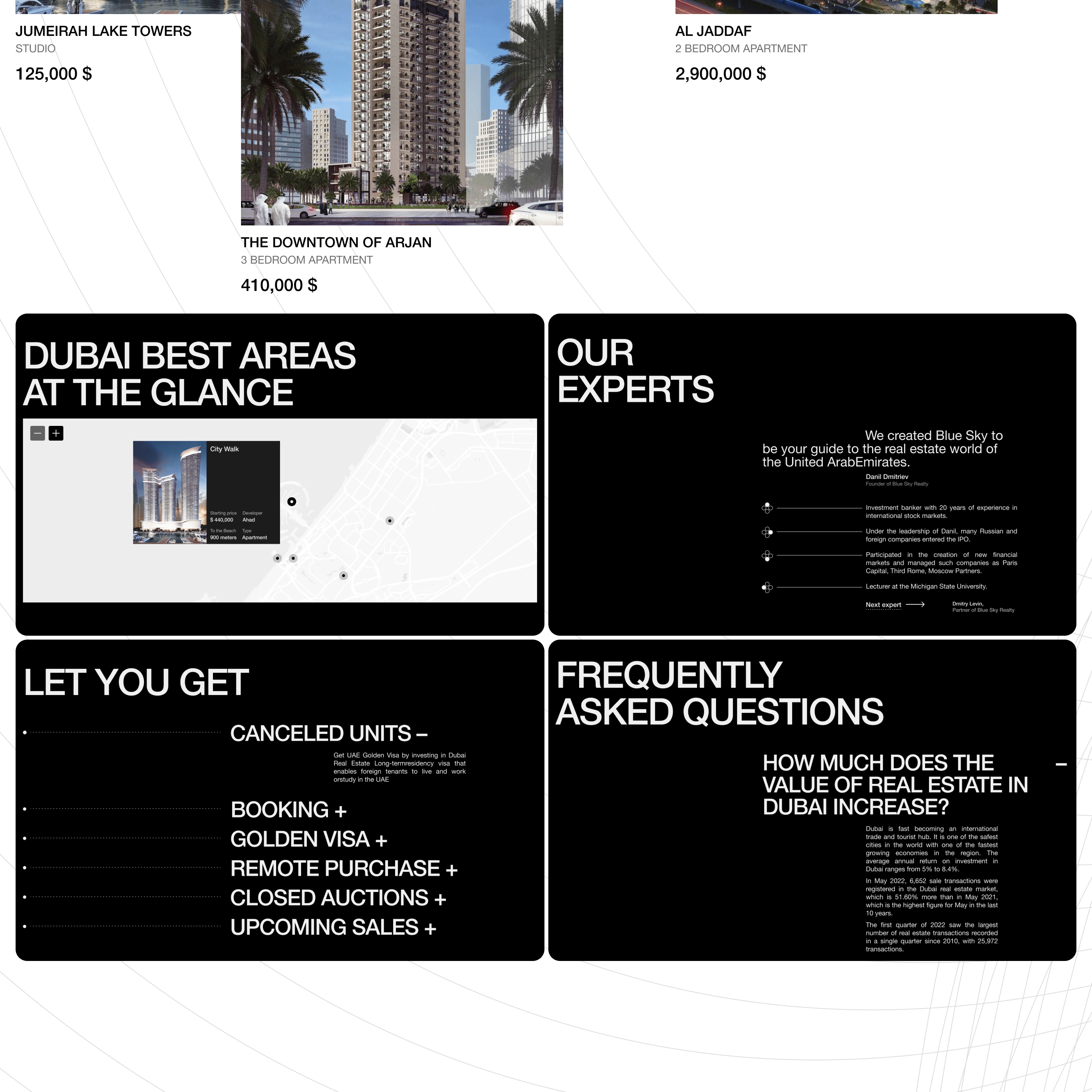 Blue Sky Realty | Web Design — Изображение №6 — Интерфейсы, Графика на Dprofile