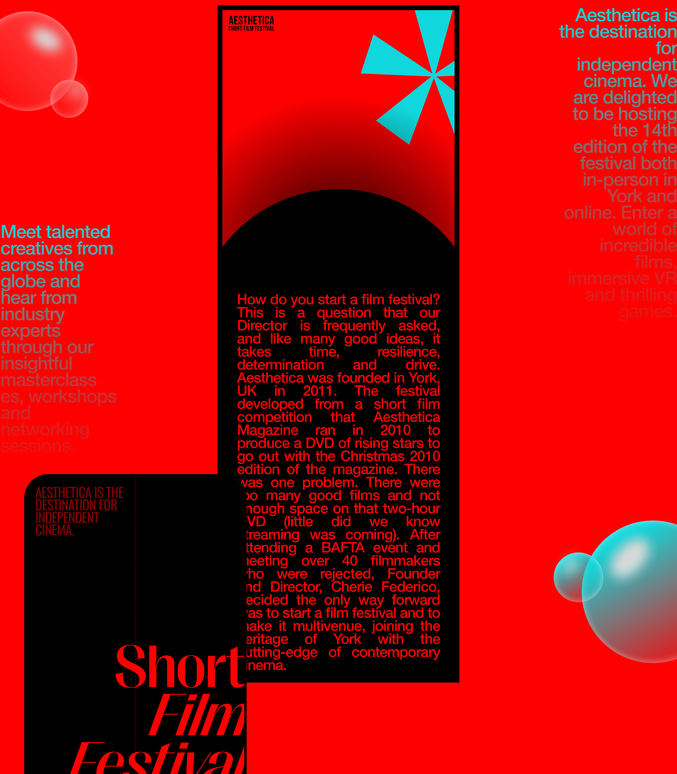Aesthetica Film Festival | Website — Изображение №4 — Интерфейсы на Dprofile