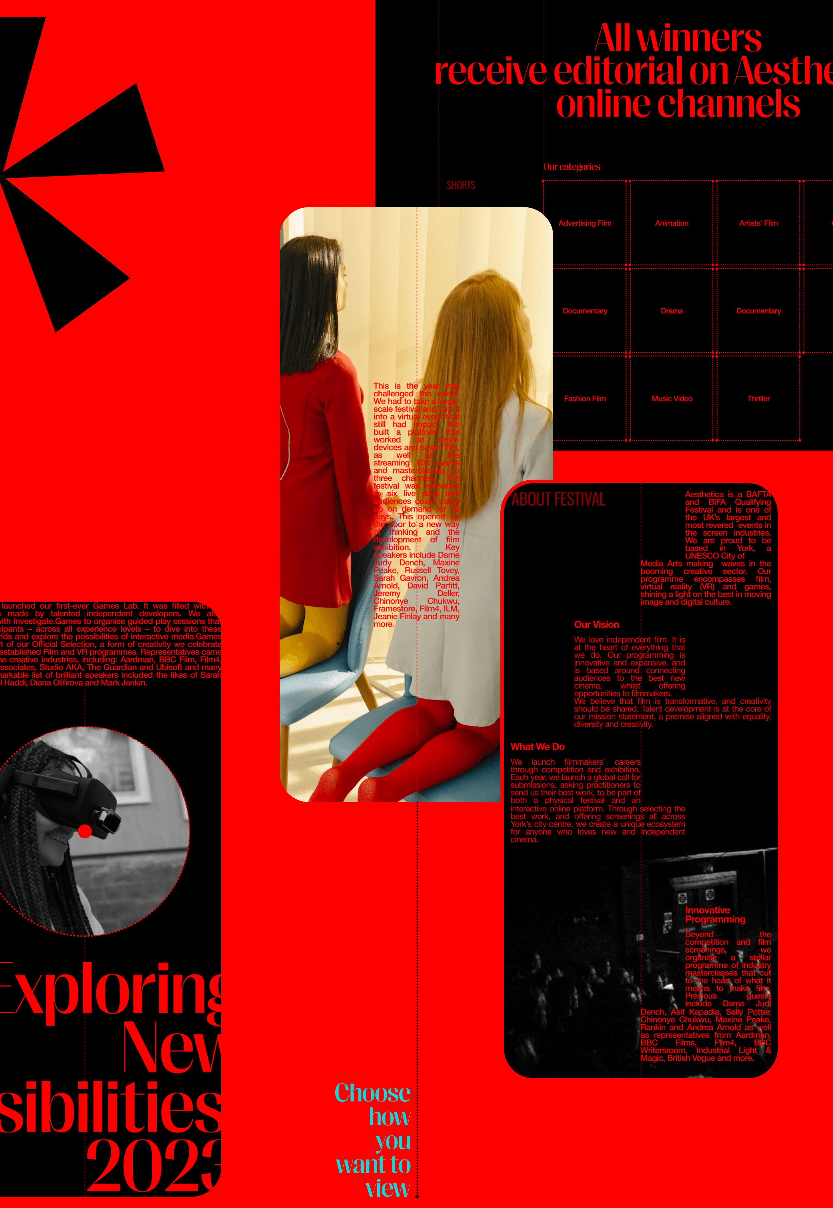 Aesthetica Film Festival | Website — Изображение №14 — Интерфейсы на Dprofile