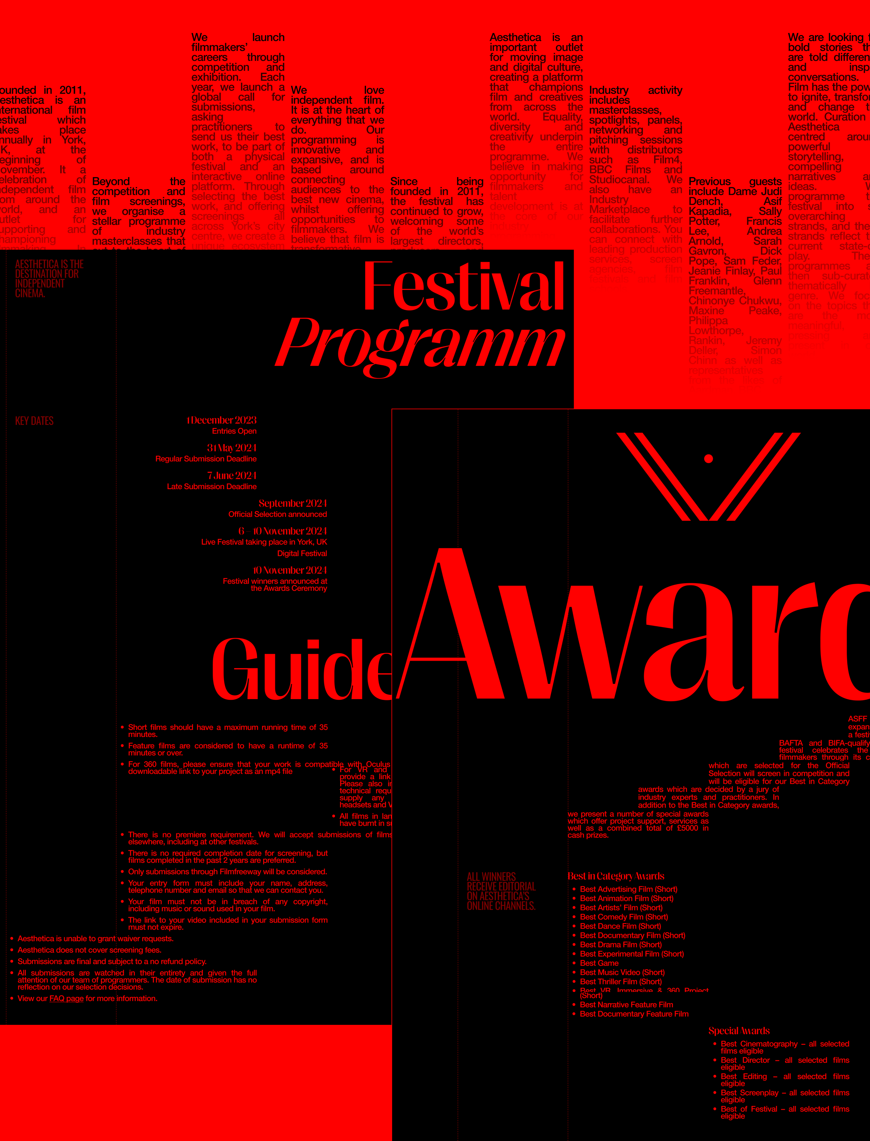 Aesthetica Film Festival | Website — Изображение №13 — Интерфейсы на Dprofile