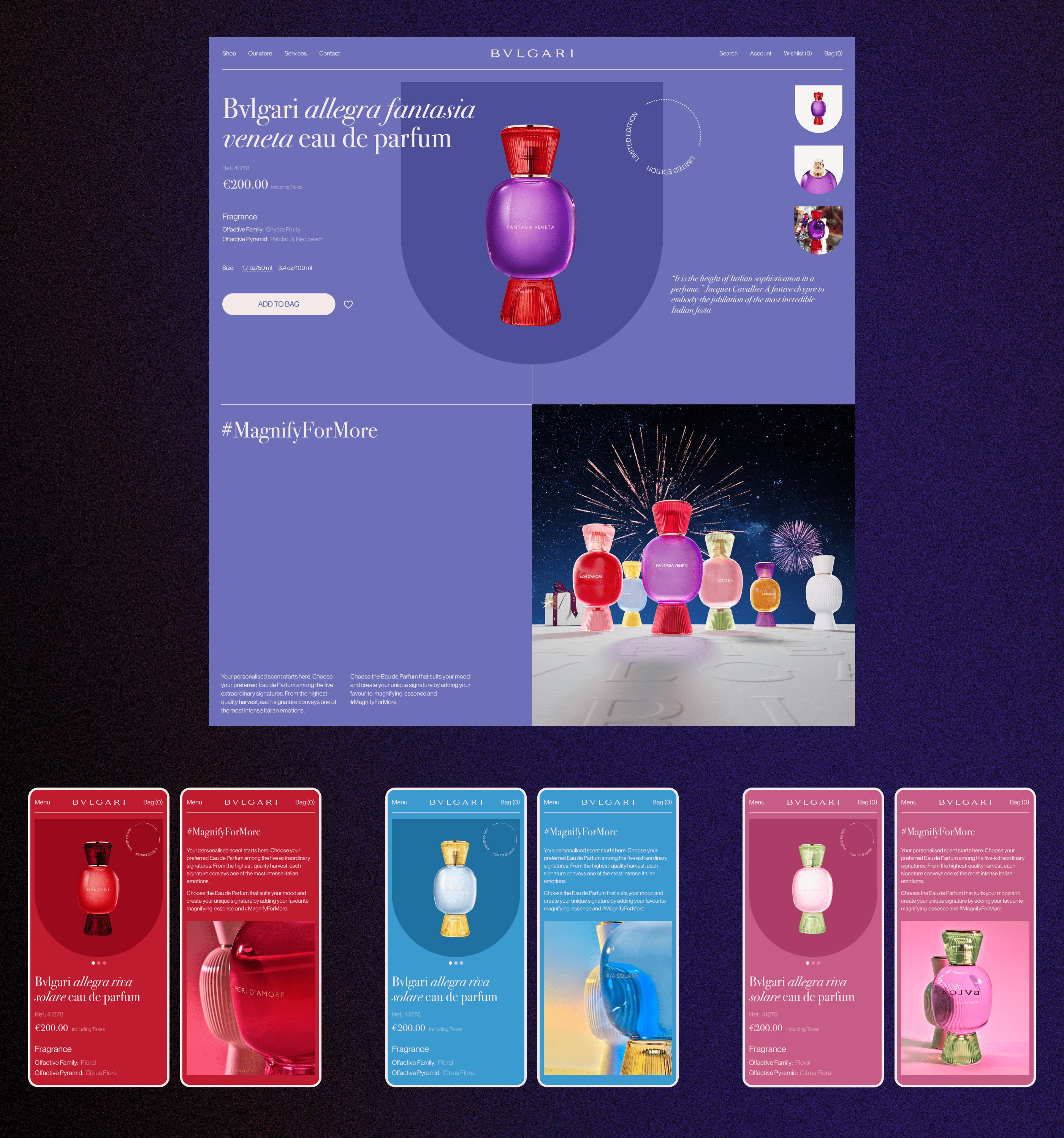 BVLGARI — Изображение №8 — Интерфейсы на Dprofile