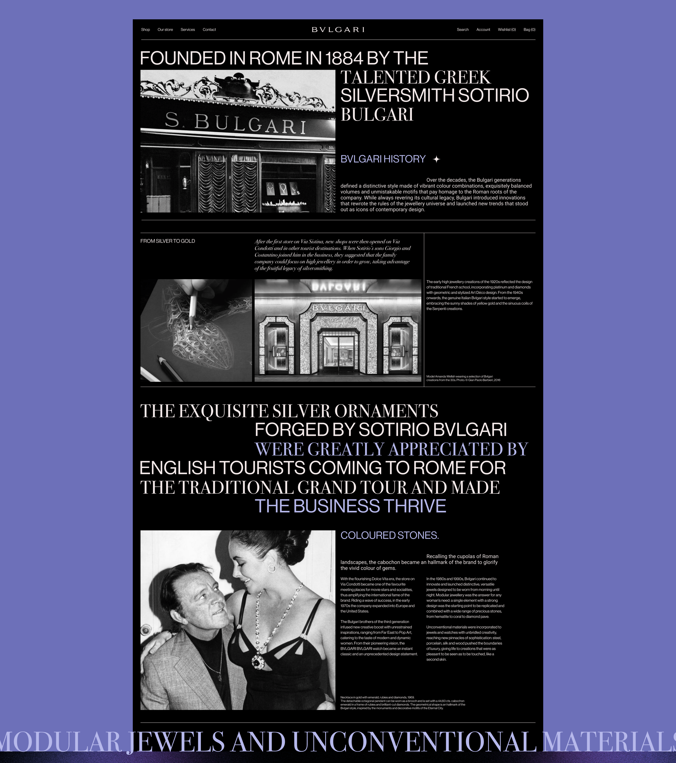 BVLGARI — Изображение №10 — Интерфейсы на Dprofile