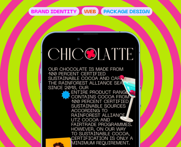 CHICOLATTE | Branding на Dprofile