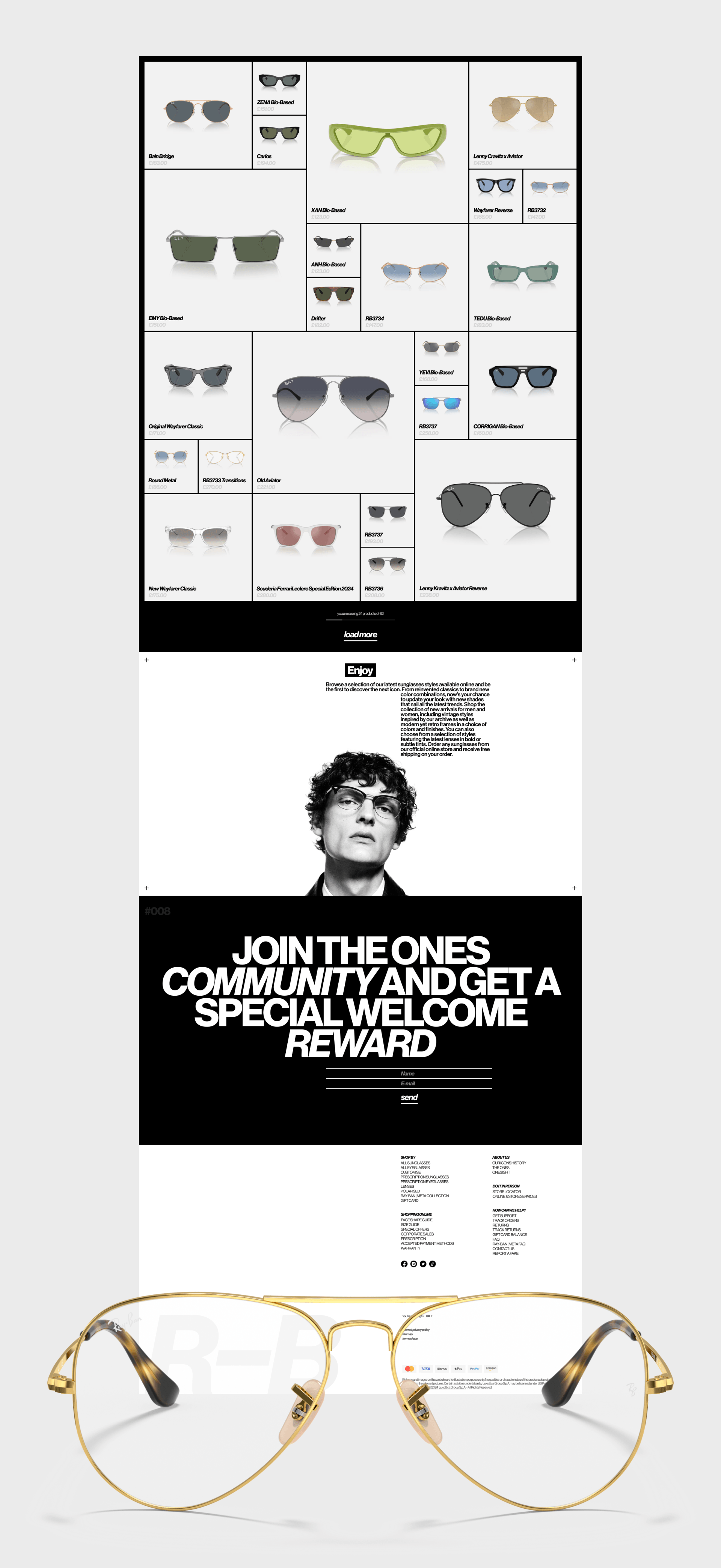 Ray-Ban |UI Concept — Изображение №5 — Интерфейсы на Dprofile