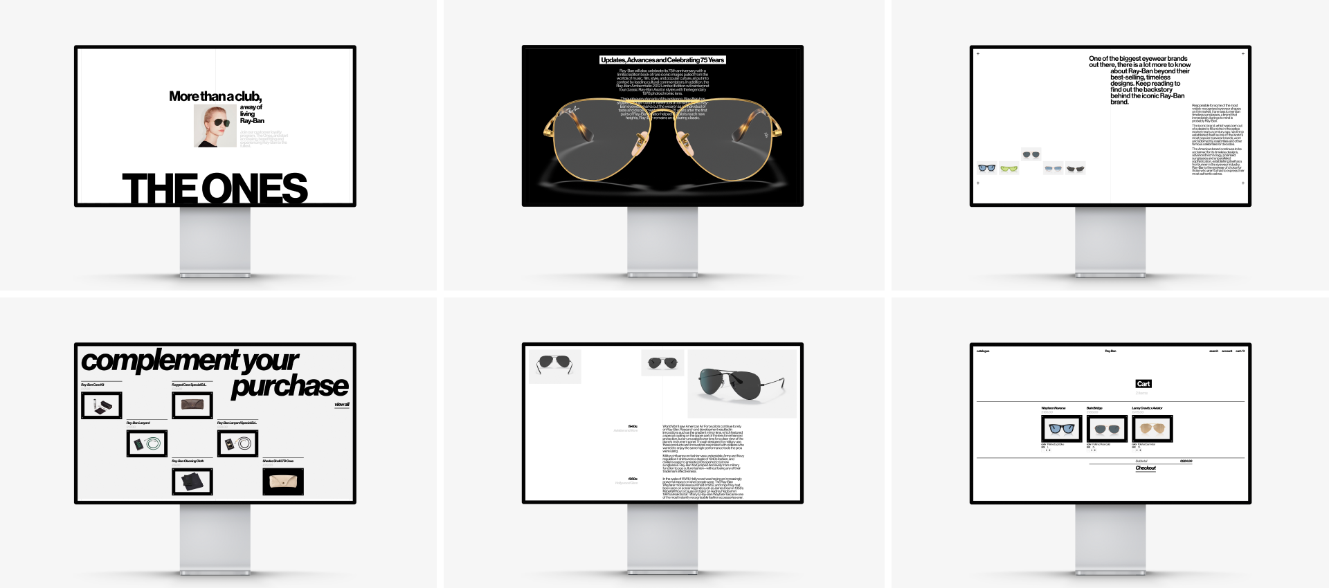 Ray-Ban |UI Concept — Изображение №11 — Интерфейсы на Dprofile