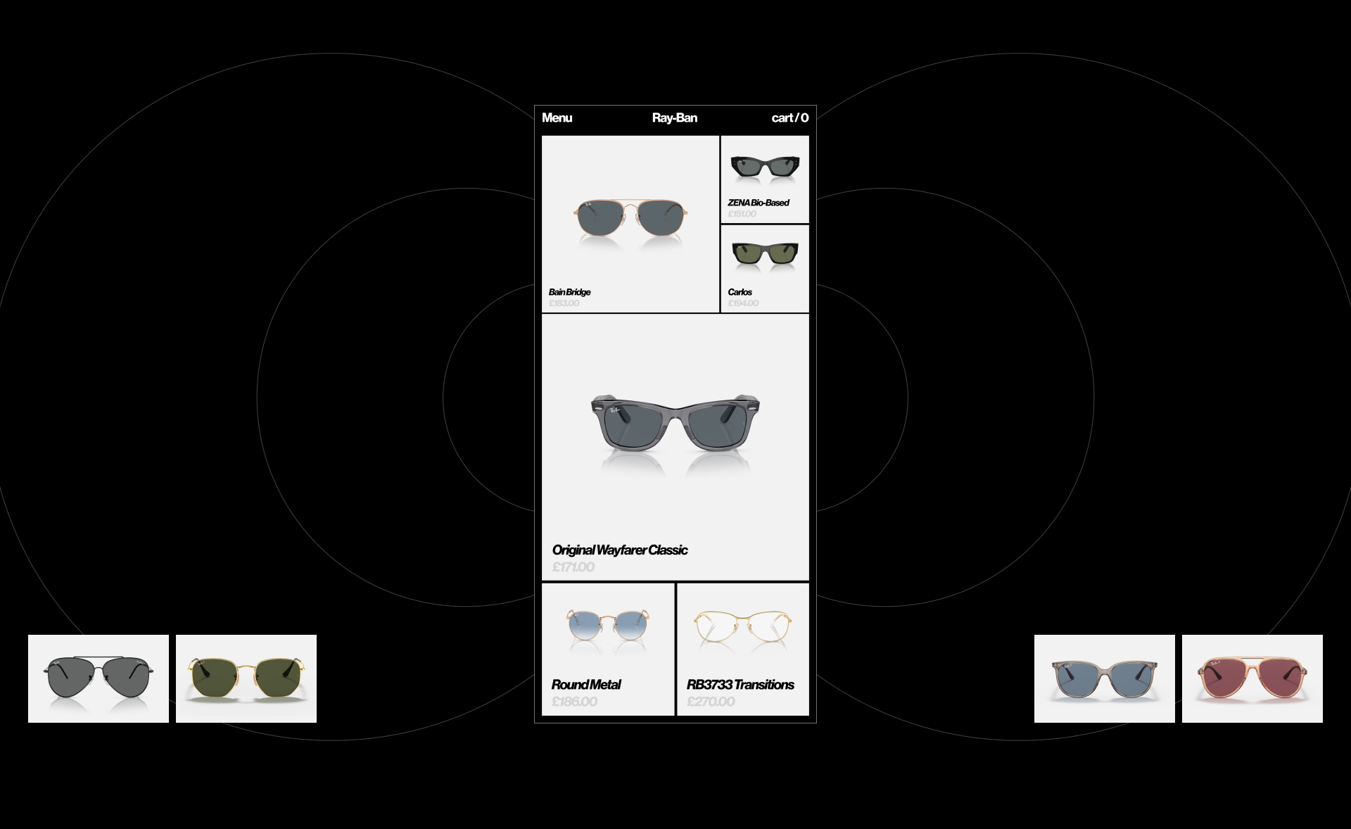 Ray-Ban |UI Concept — Изображение №6 — Интерфейсы на Dprofile