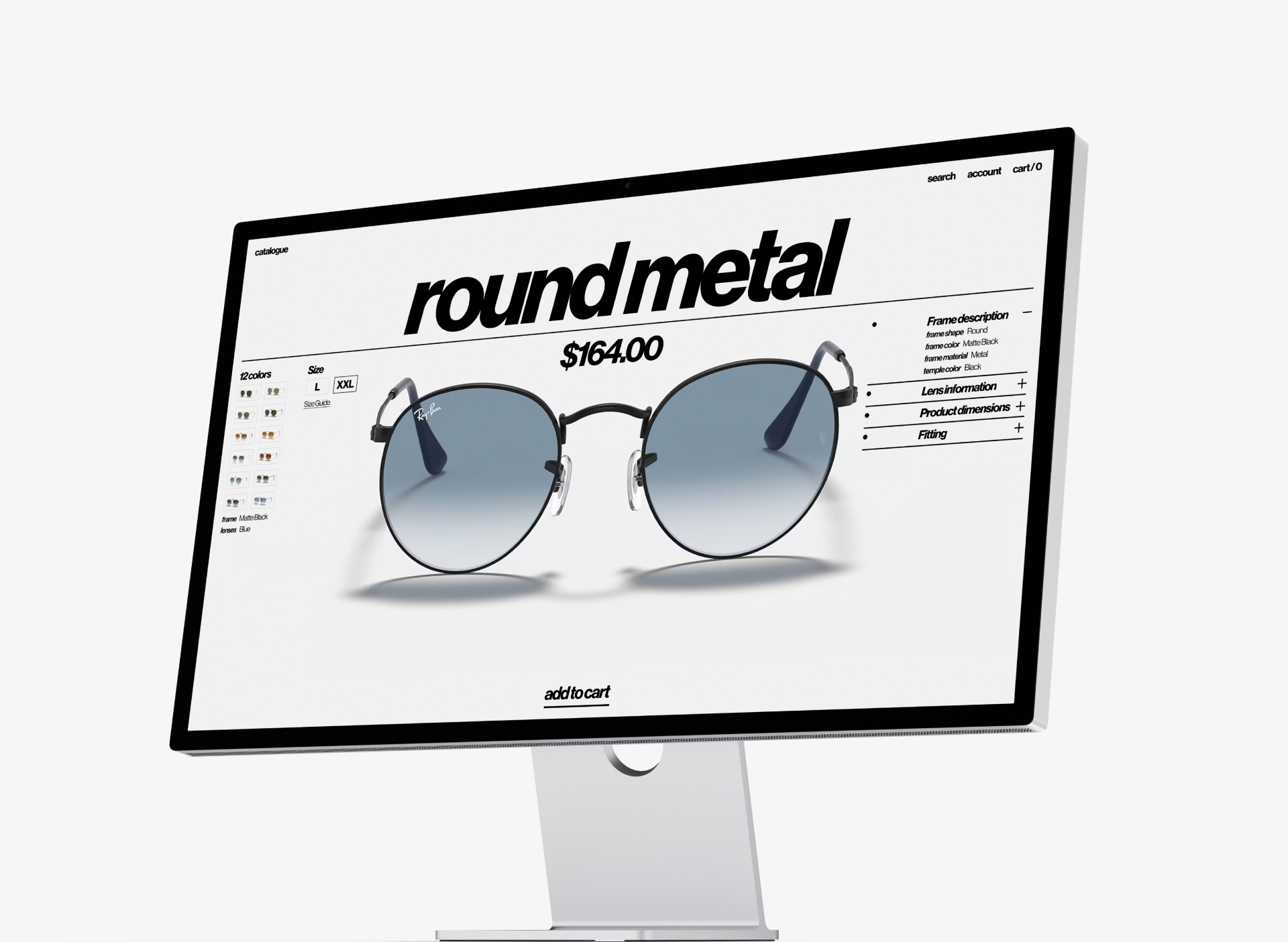 Ray-Ban |UI Concept — Изображение №8 — Интерфейсы на Dprofile