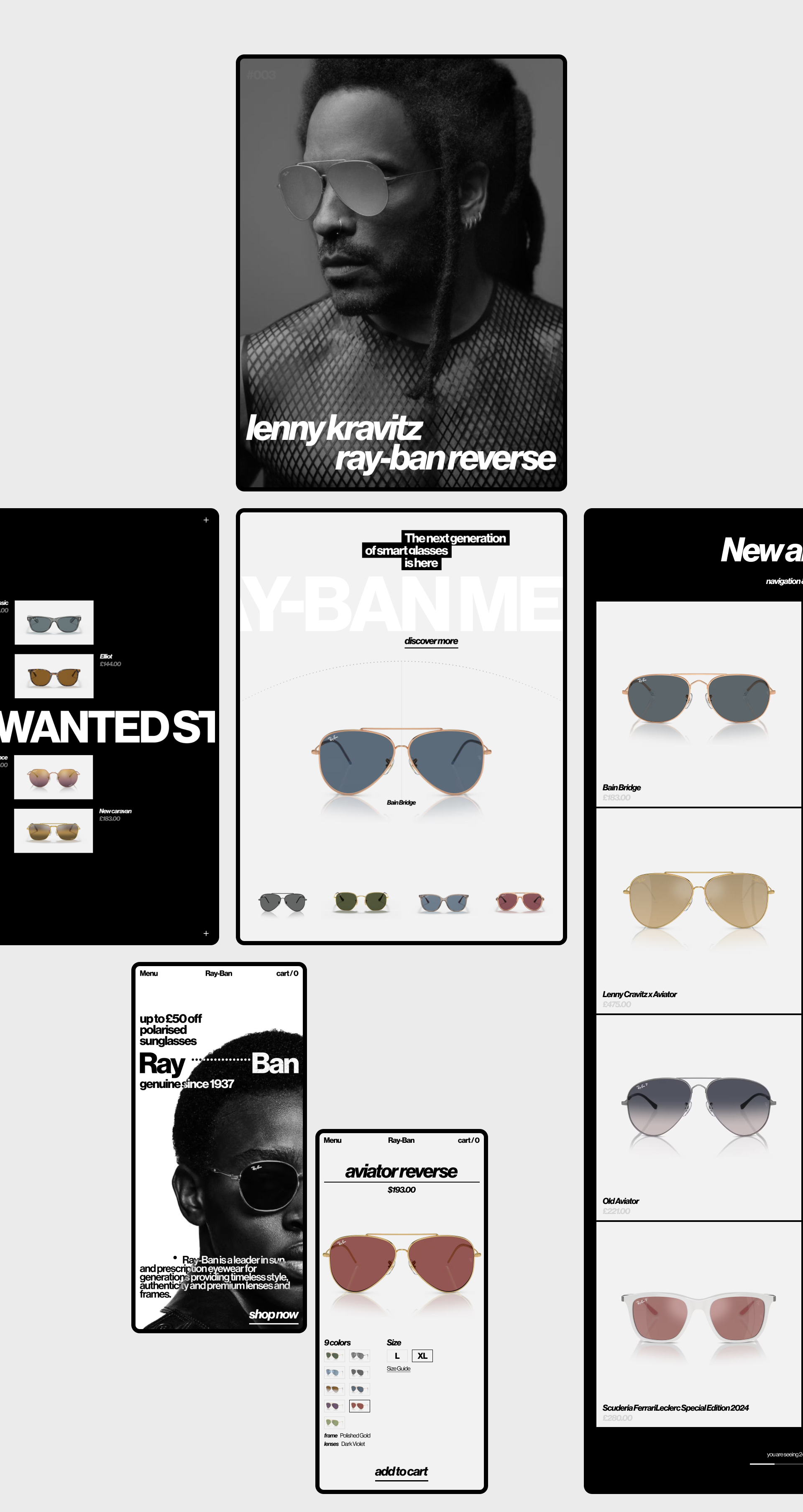 Ray-Ban |UI Concept — Изображение №7 — Интерфейсы на Dprofile
