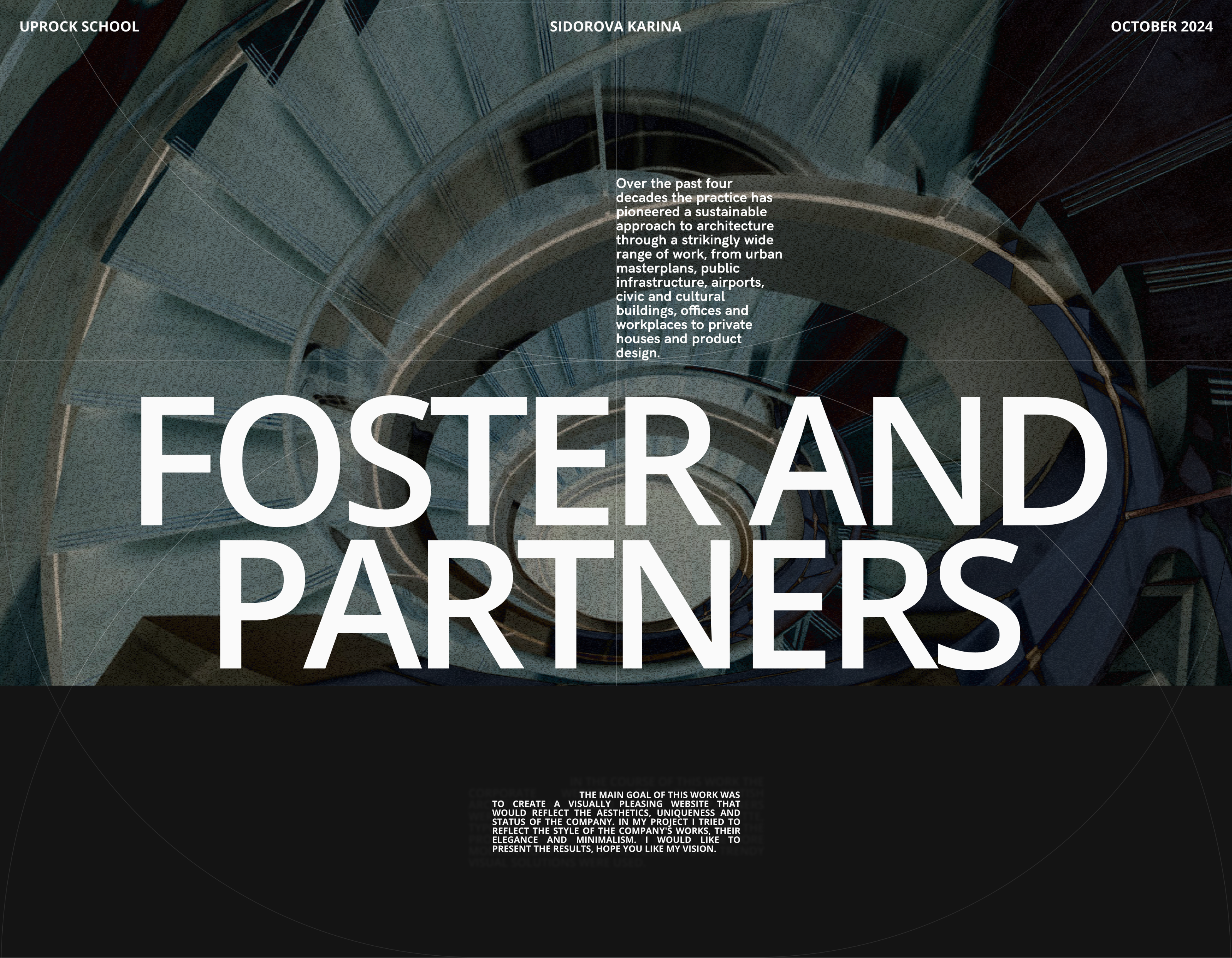 FOSTER AND PARTNERS | Website redesign — Изображение №1 — Интерфейсы на Dprofile