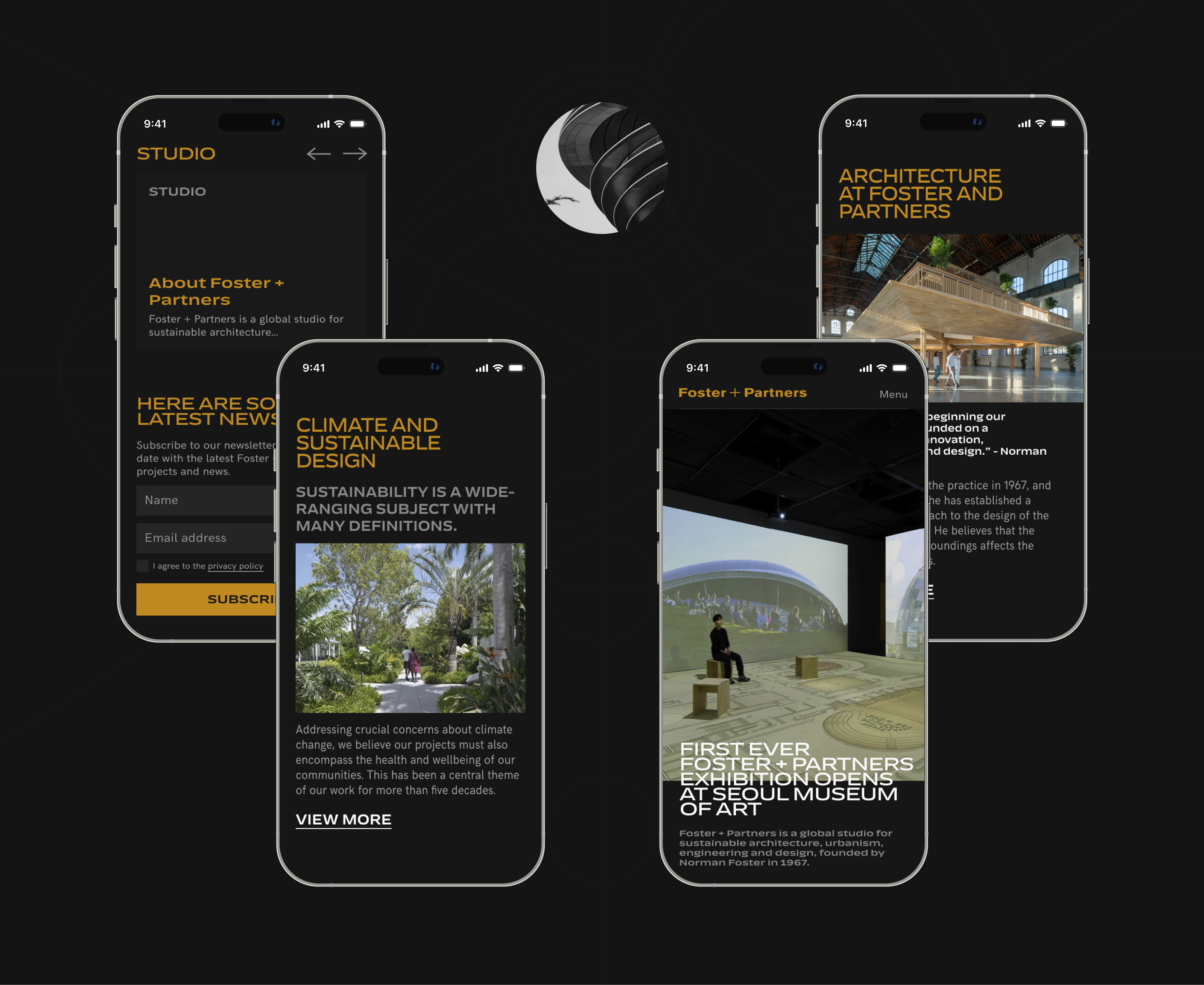 FOSTER AND PARTNERS | Website redesign — Изображение №3 — Интерфейсы на Dprofile
