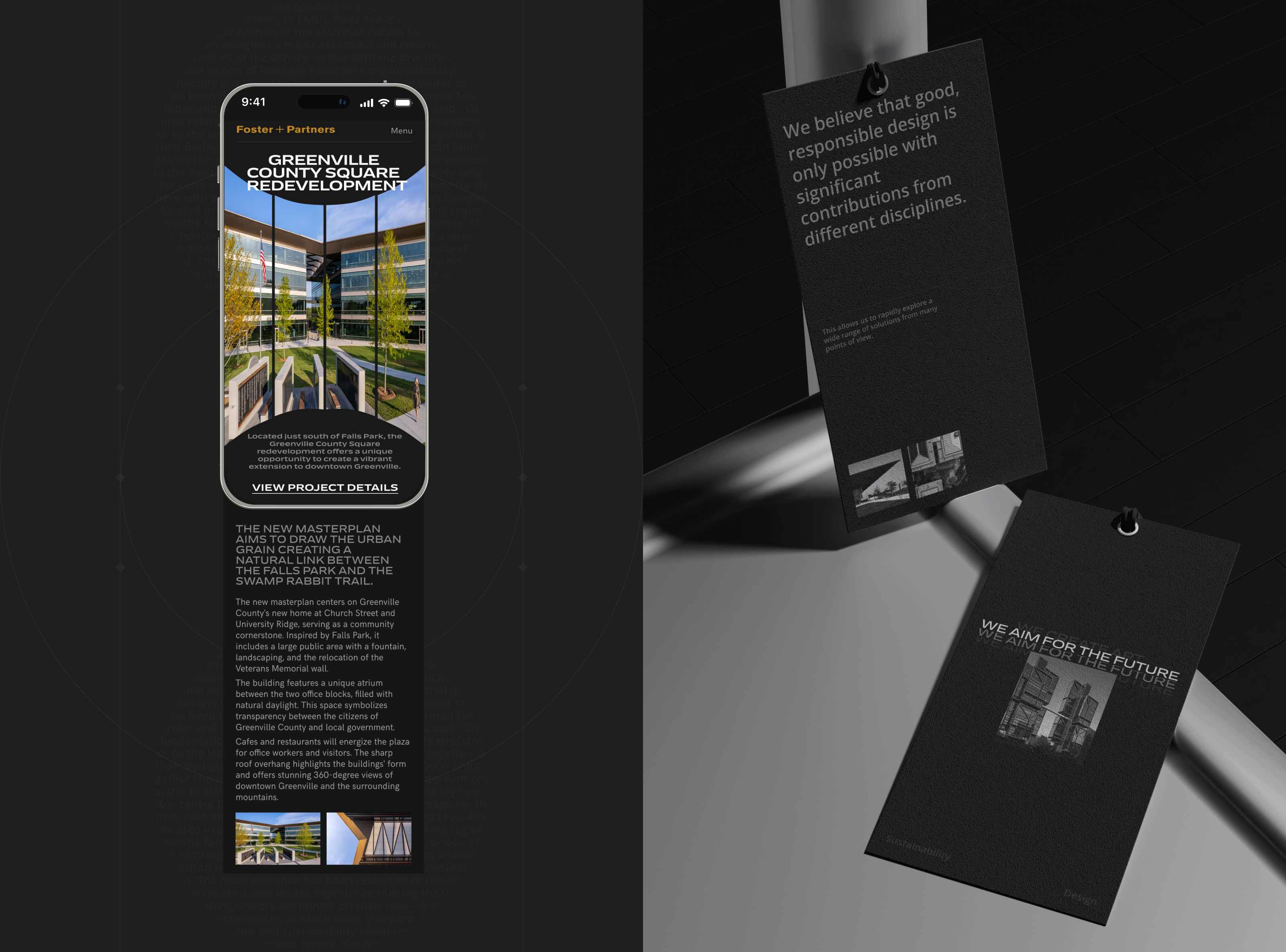 FOSTER AND PARTNERS | Website redesign — Изображение №11 — Интерфейсы на Dprofile