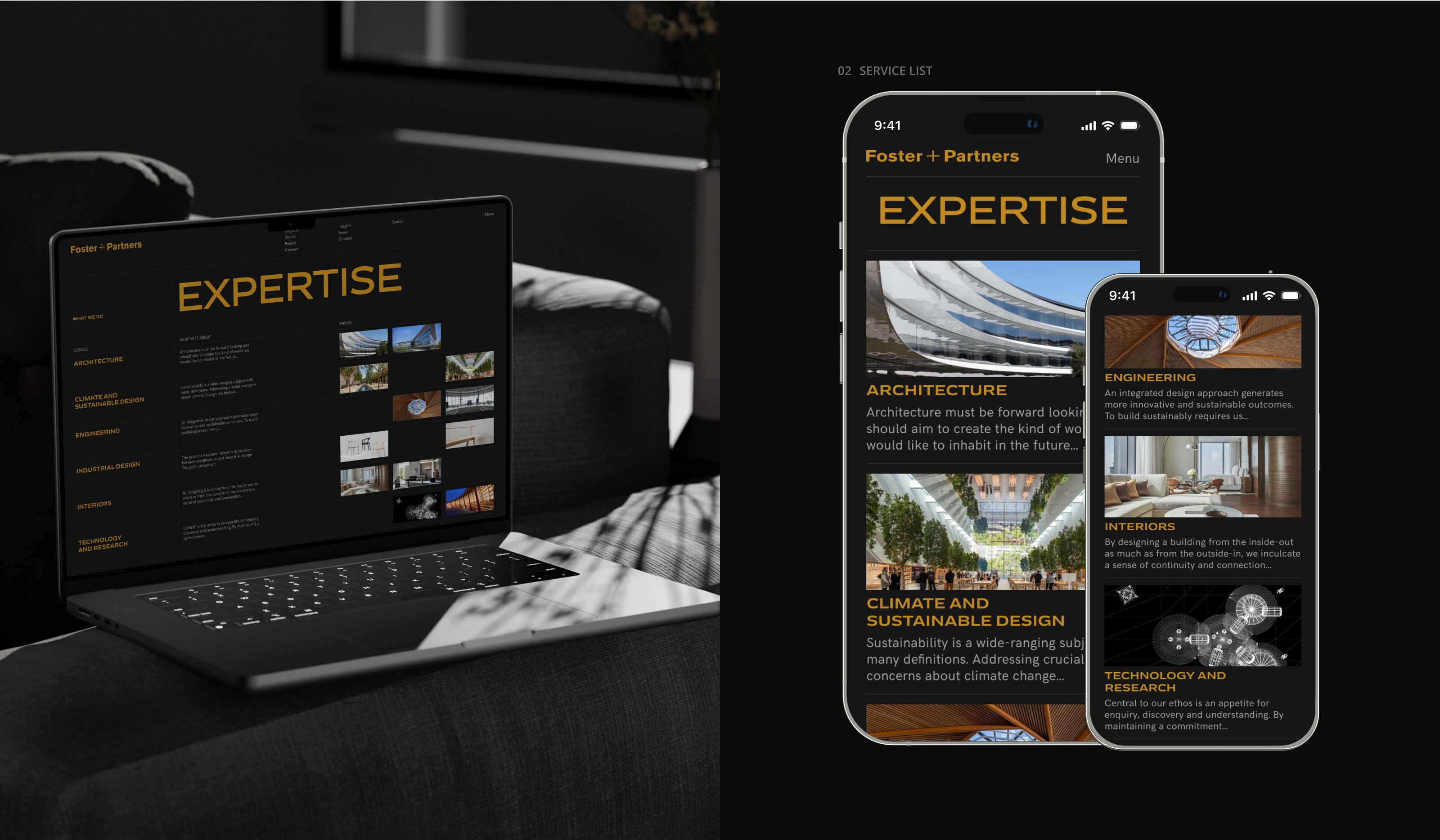FOSTER AND PARTNERS | Website redesign — Изображение №5 — Интерфейсы на Dprofile