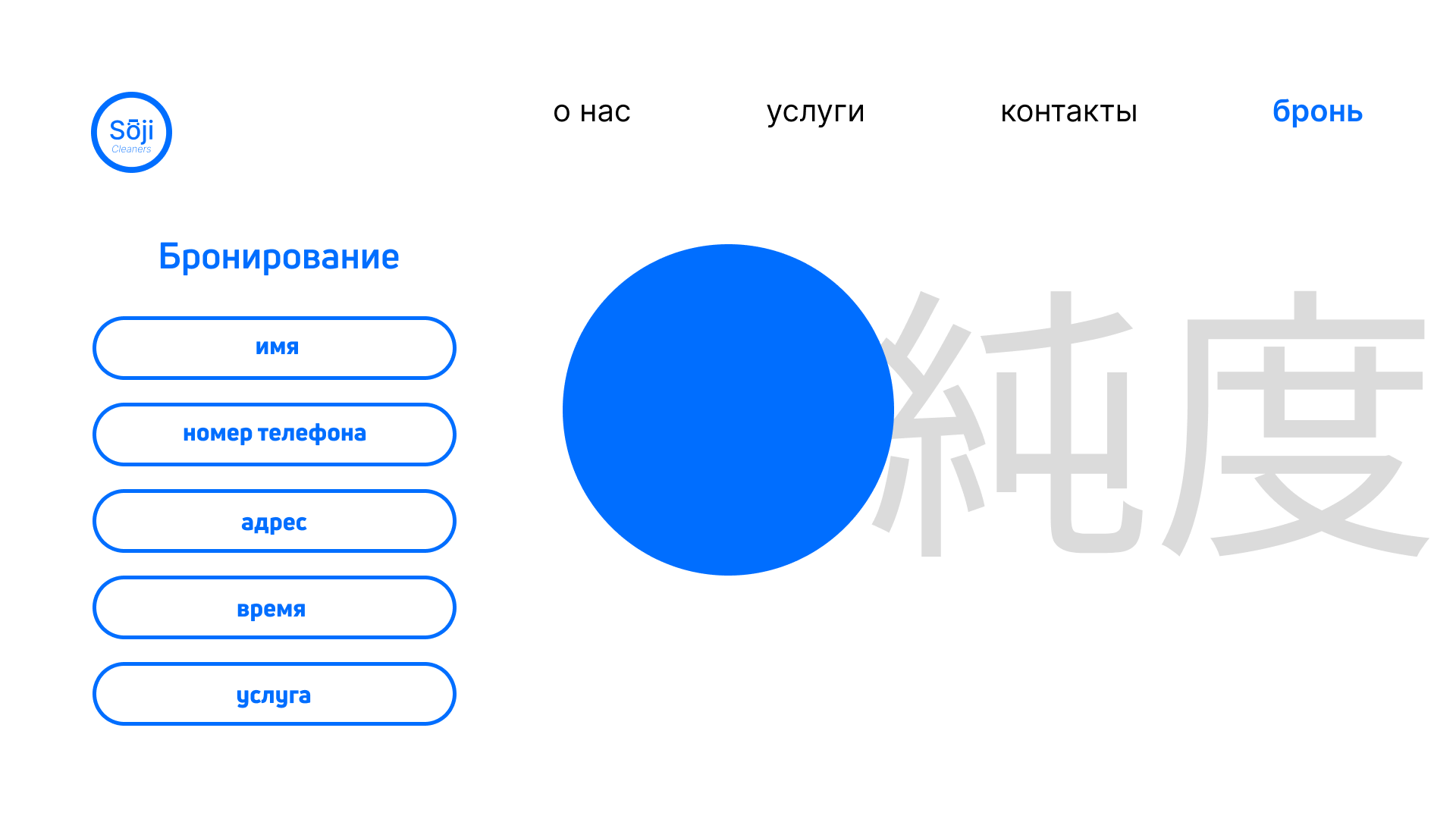 Сайт для клининговой компании — Изображение №5 — Интерфейсы, Графика на Dprofile