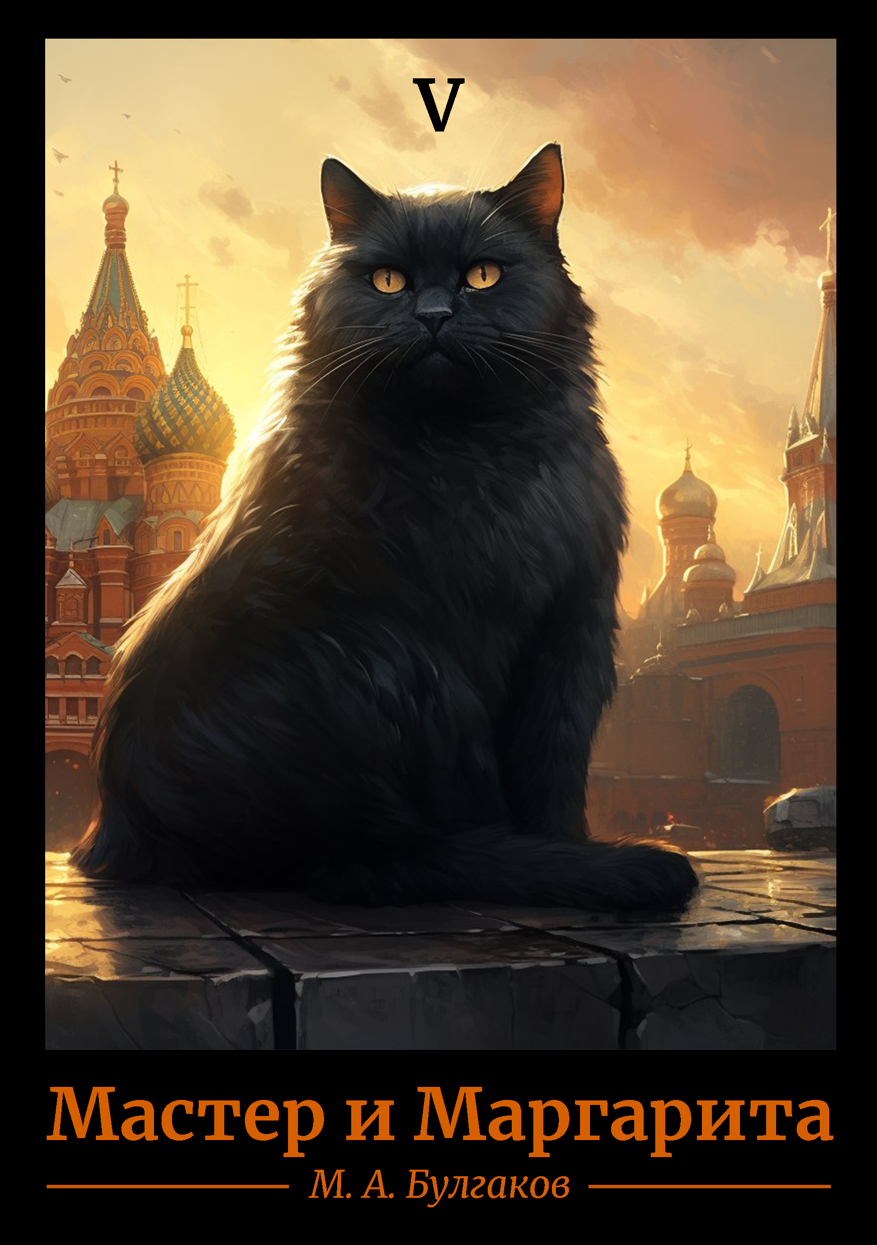 Обложка для книги "Мастер и Маргарита" — Изображение №1 — Графика на Dprofile