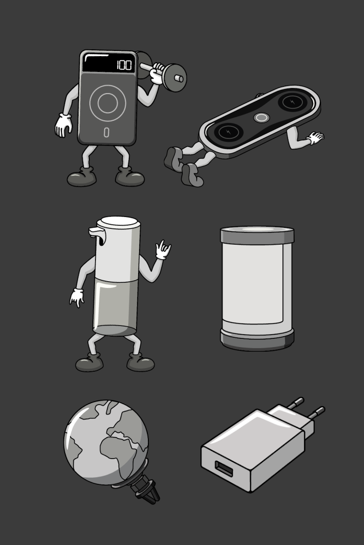 Стикеры для магазина элетротехники — Изображение №3 — Иллюстрация, Графика на Dprofile