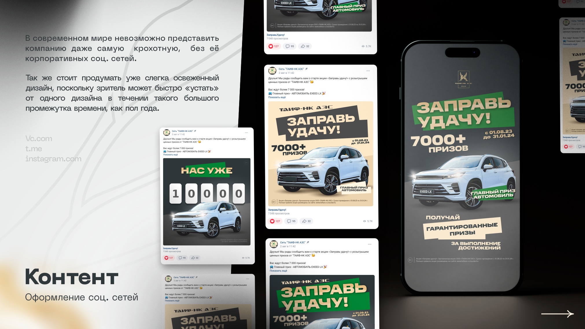 Дизайн акции для ООО "ТАИФ-НК АЗС" — Изображение №4 — Брендинг, Маркетинг на Dprofile