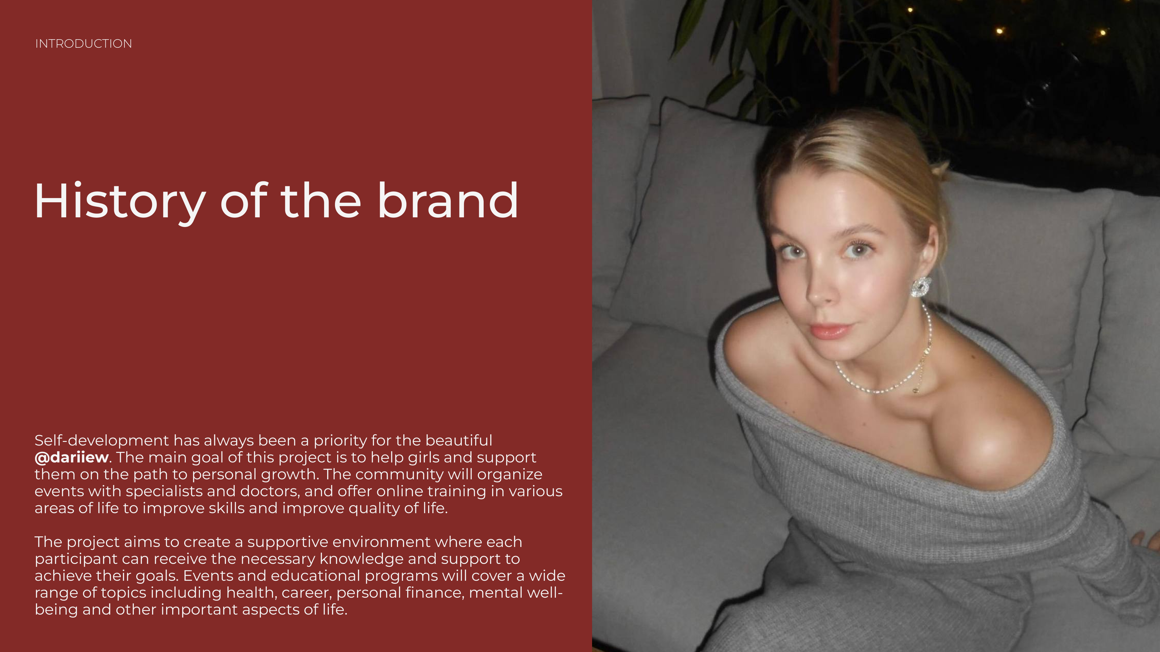 meraki woman's community — Изображение №2 — Брендинг на Dprofile