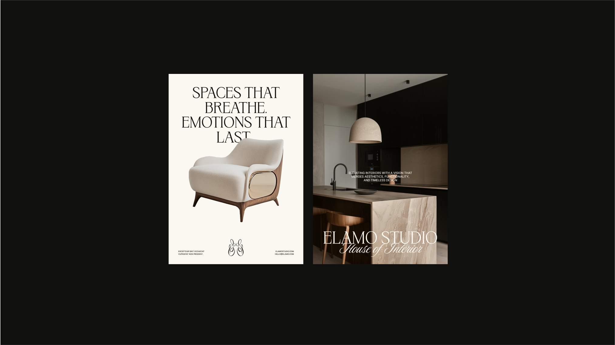 ELAMO / INTERIOR DESIGN / ФИРМЕННЫЙ СТИЛЬ — Изображение №11 — Брендинг на Dprofile