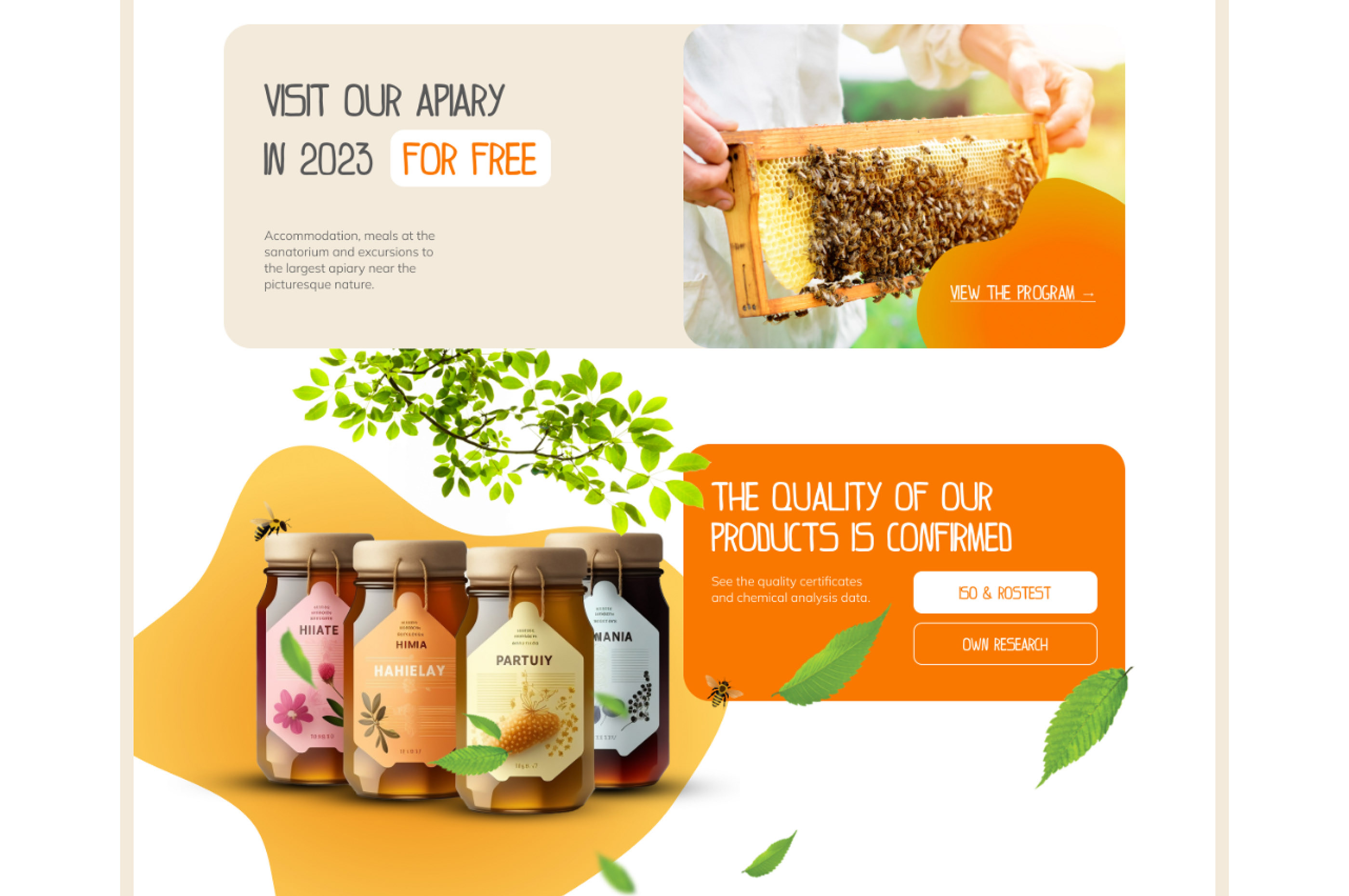 UI/UX Company delivering honey from a Russian apiary — Изображение №5 — Интерфейсы на Dprofile