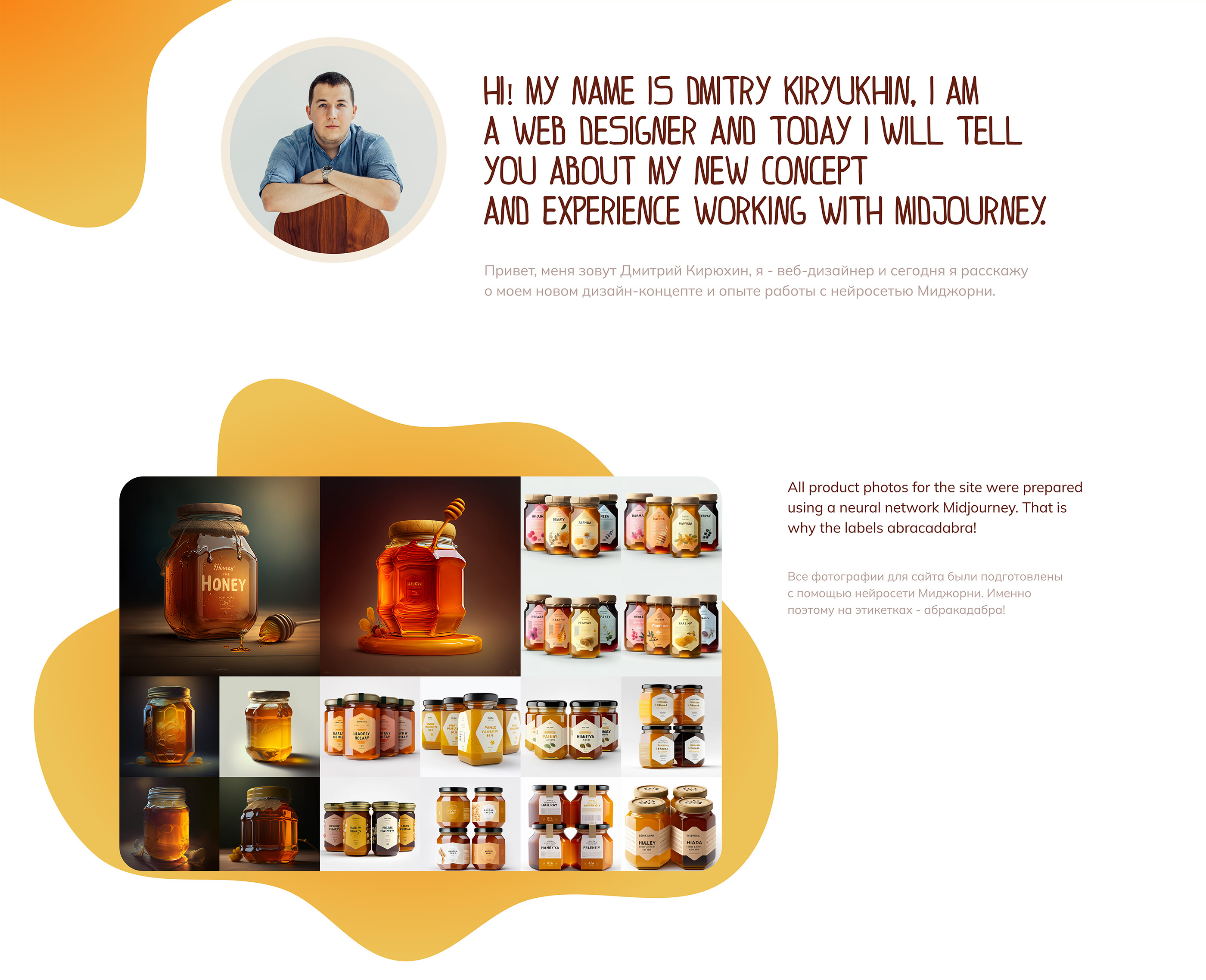 UI/UX Company delivering honey from a Russian apiary — Изображение №2 — Интерфейсы на Dprofile