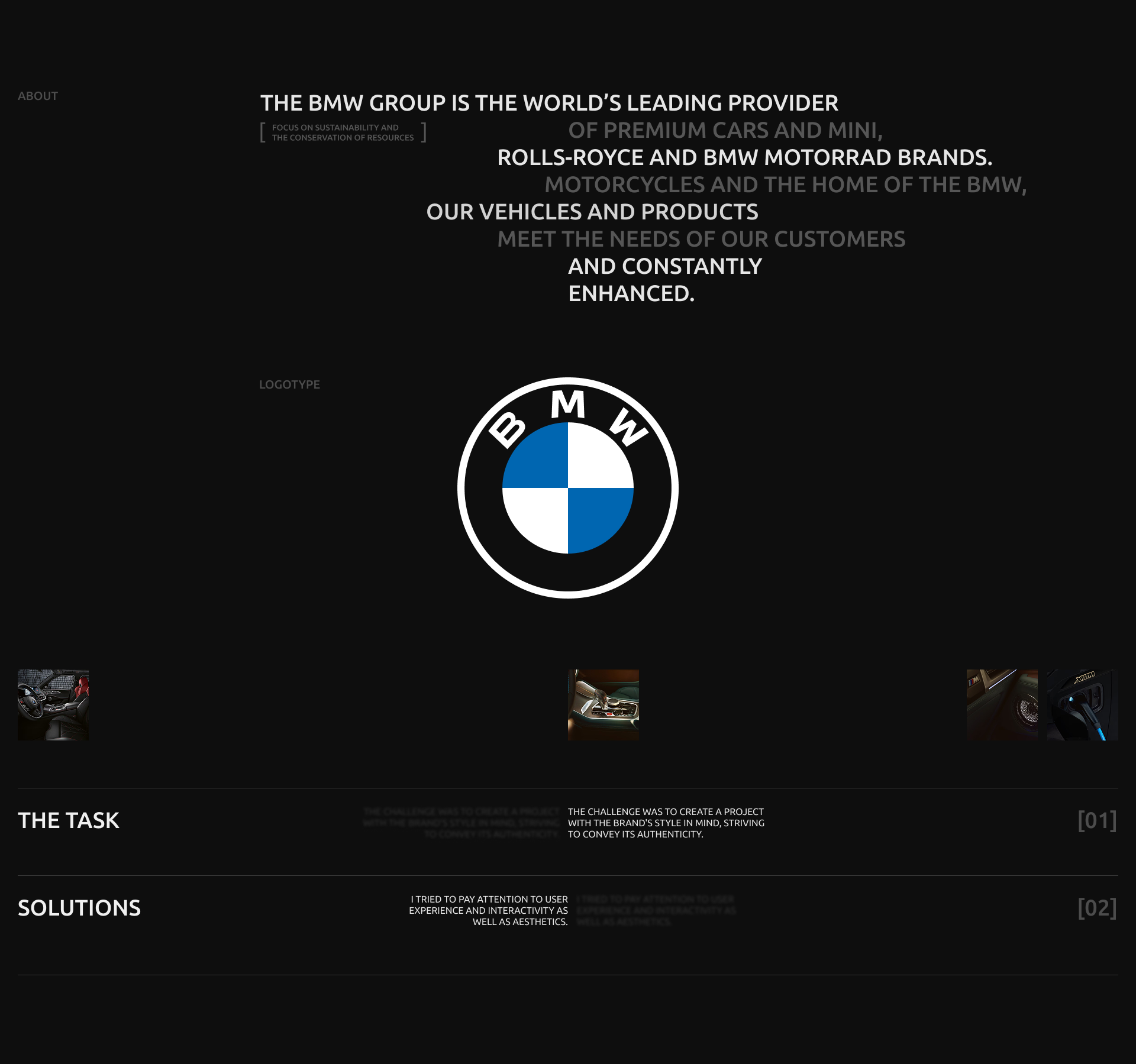 BMW | CORPORATE | REDESIGN CONCEPT — Изображение №2 — Интерфейсы на Dprofile