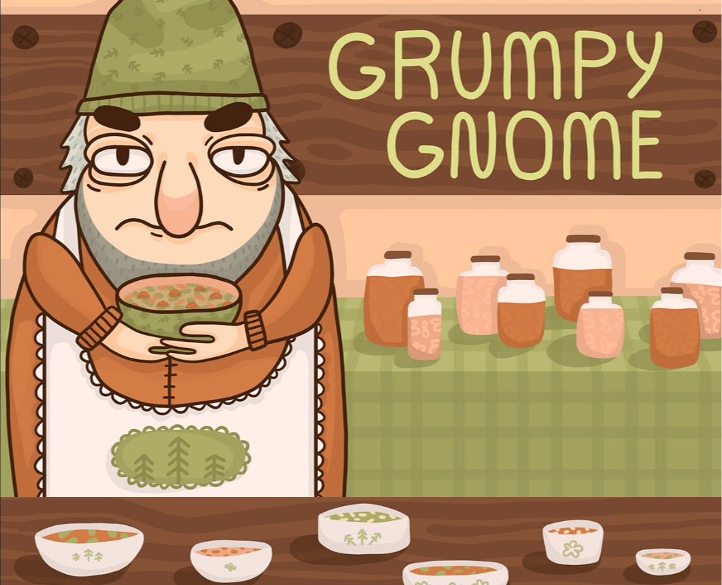 Grumpy Gnome стикеры для телеграма — Иллюстрация, Графика на Dprofile
