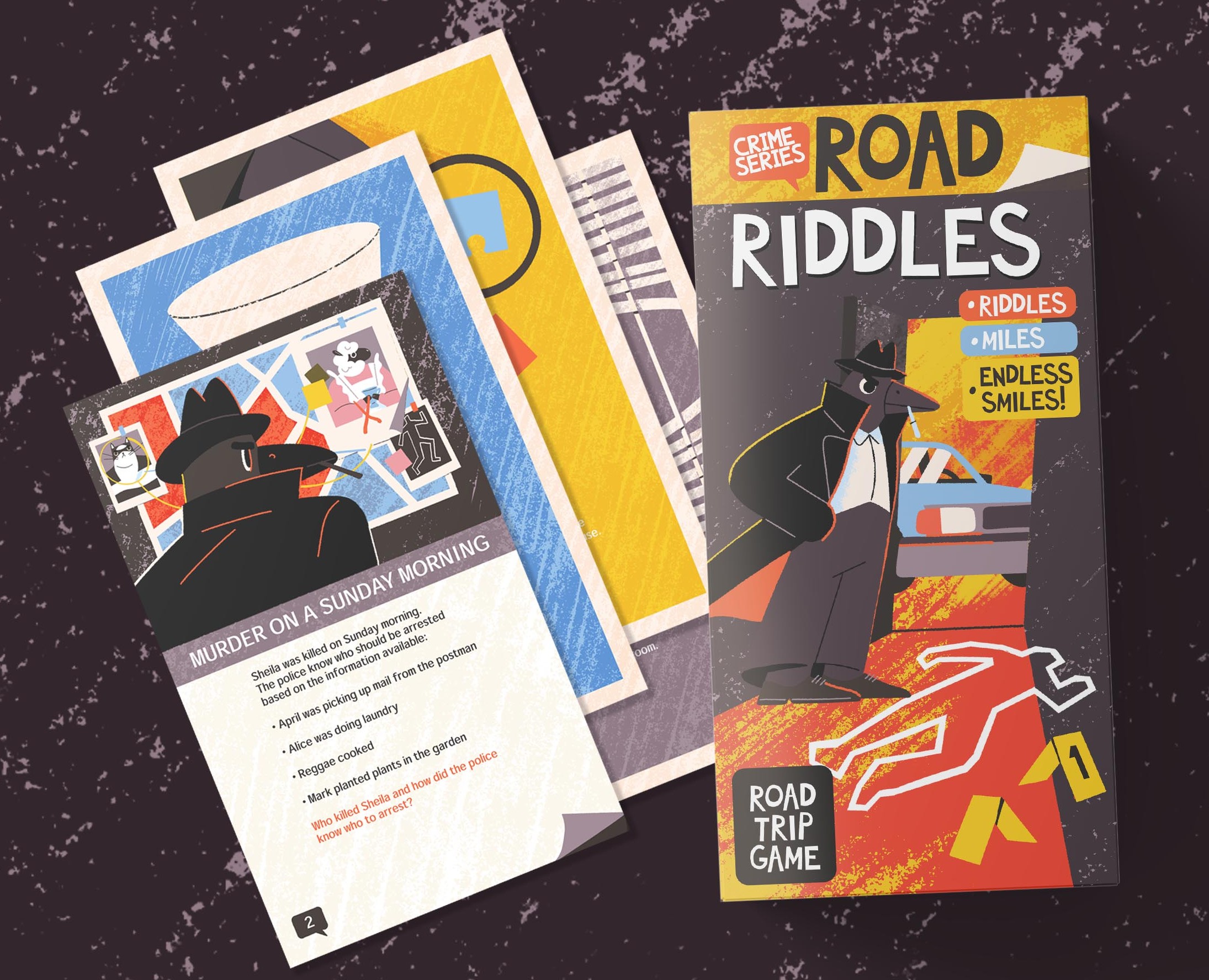 Road Riddles - Иллюстрации к дорожной игре на Dprofile