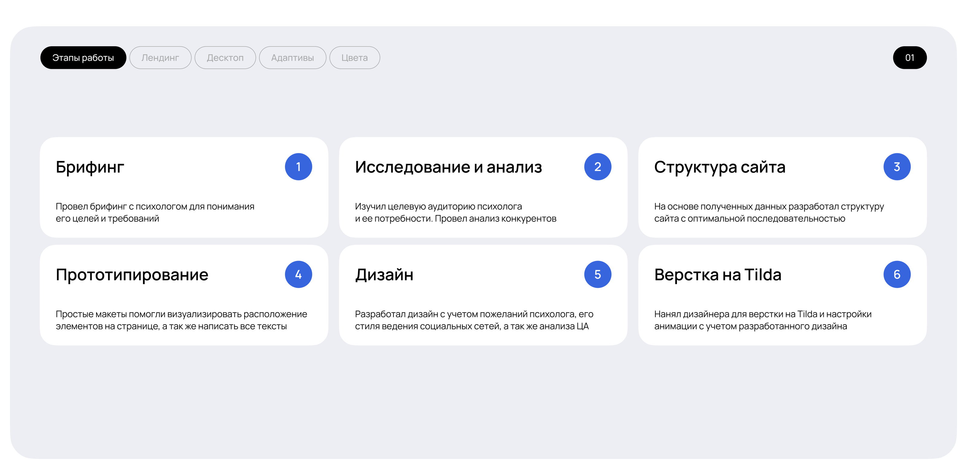 Landing page для психолога — Изображение №3 — Интерфейсы на Dprofile