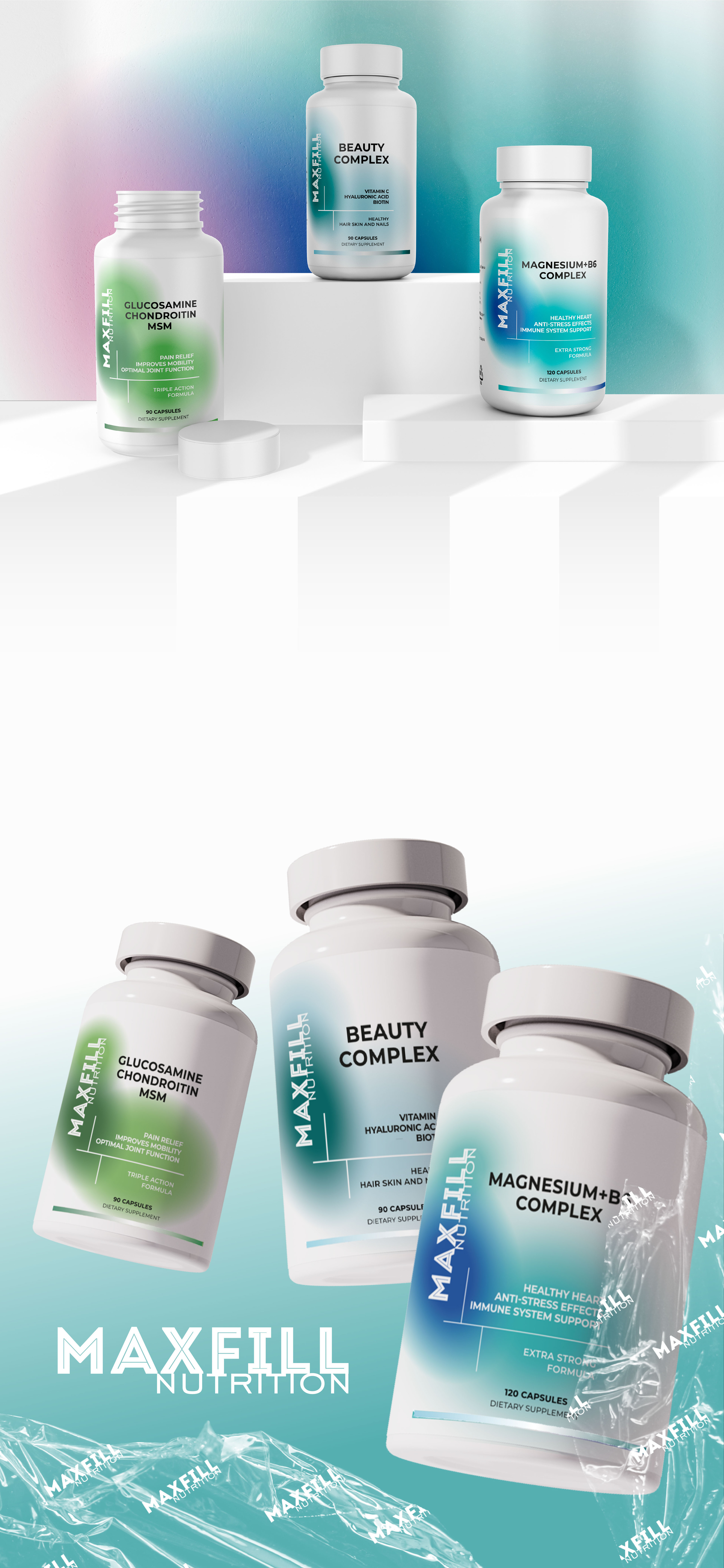 MAXFILL Nutrition — Изображение №22 — Брендинг, Графика на Dprofile