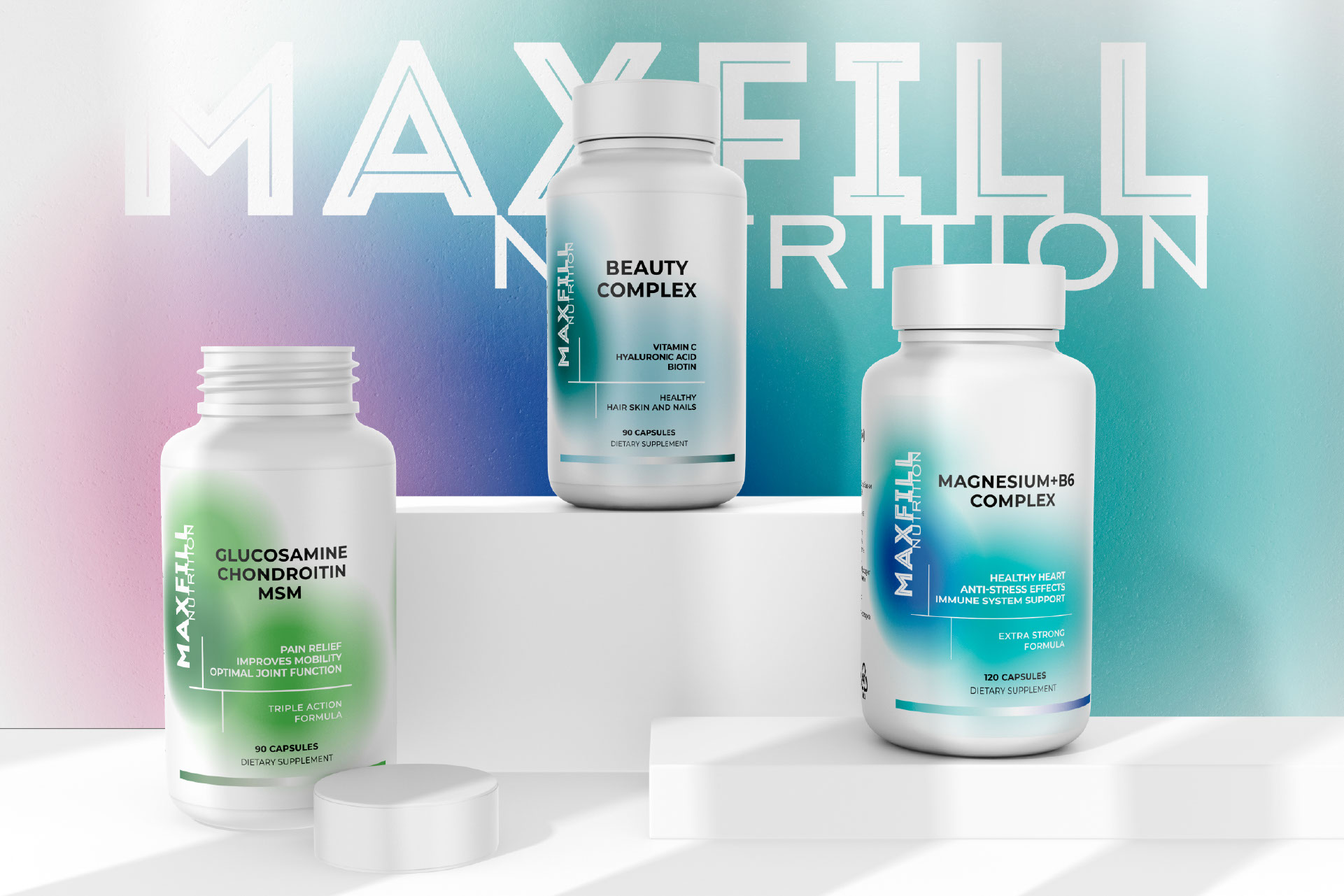 MAXFILL Nutrition — Изображение №1 — Брендинг, Графика на Dprofile