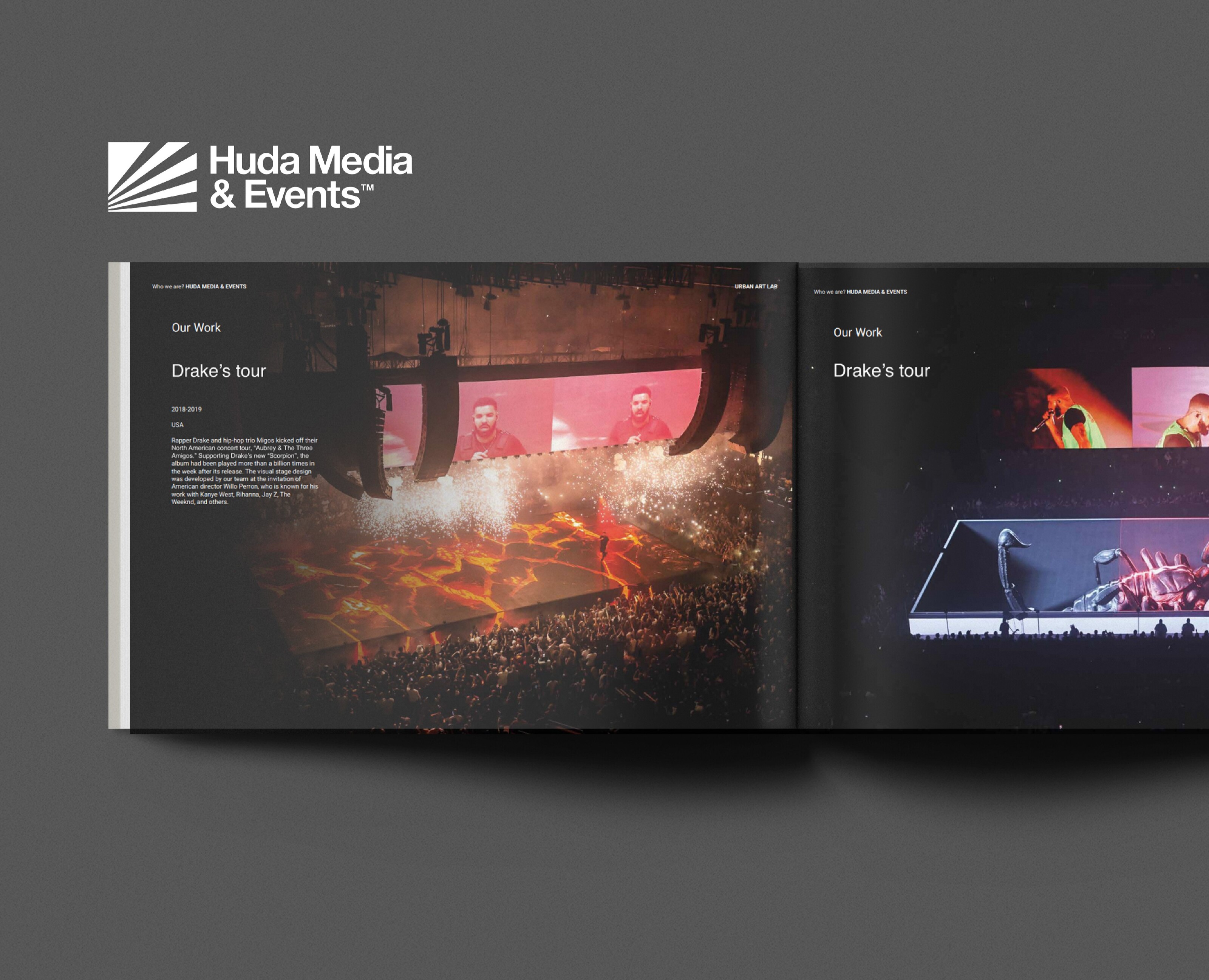 HM&E presentation — Брендинг, Графика на Dprofile