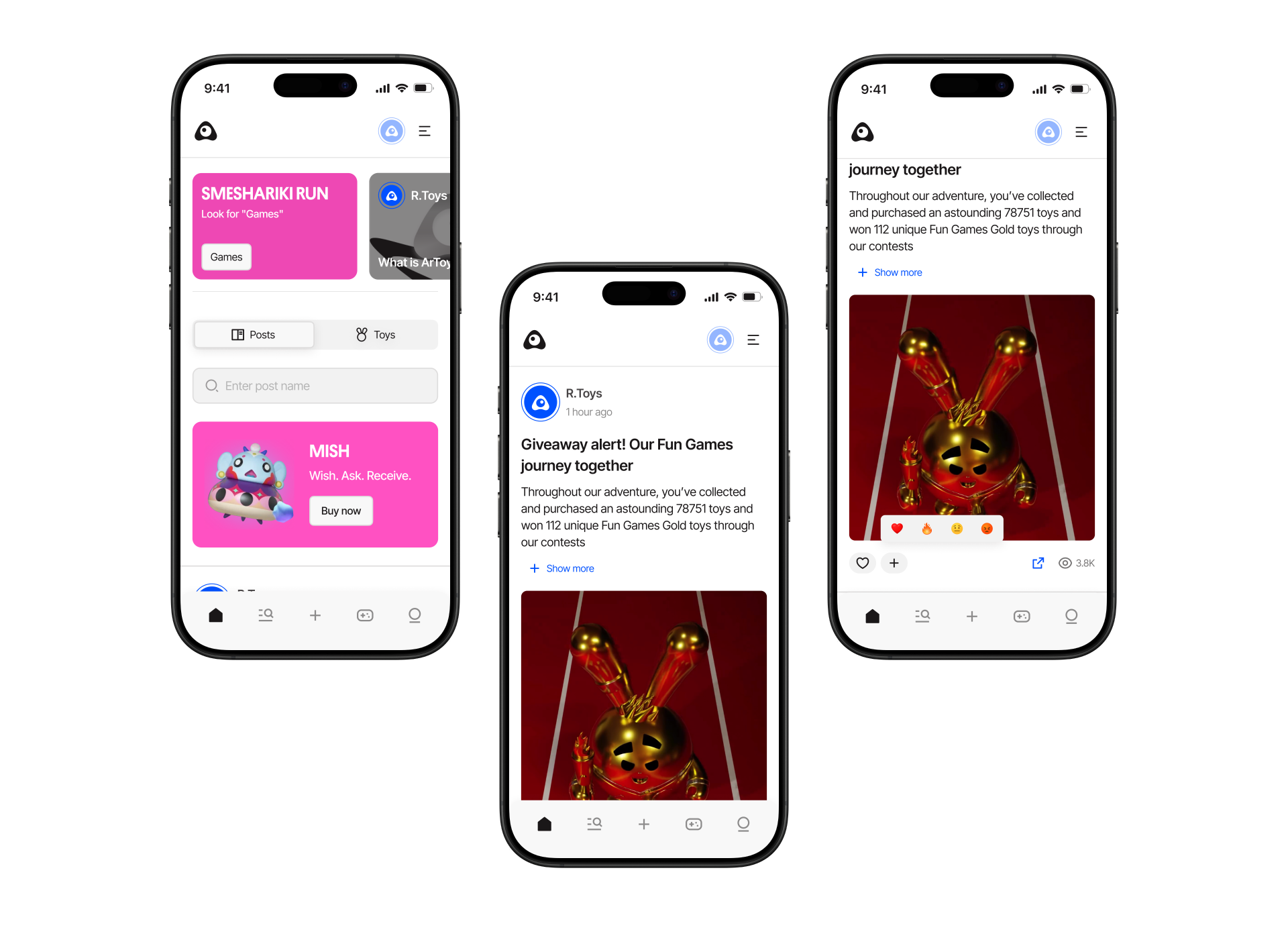 R.Toys Ӏ Платформа для коллекционеров и художников — Изображение №4 — Интерфейсы, 3D на Dprofile