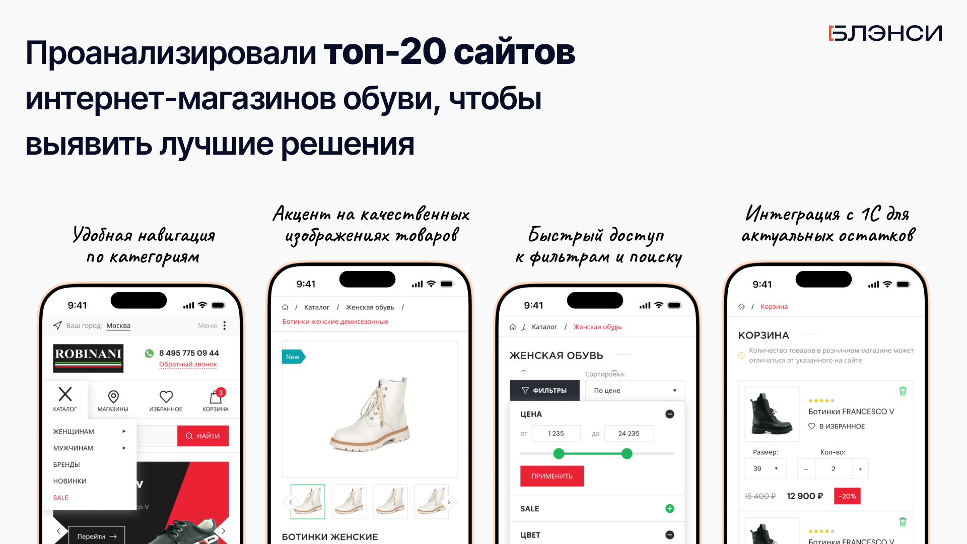 Интернет-магазин "ROBINANI" — Изображение №2 — Интерфейсы на Dprofile