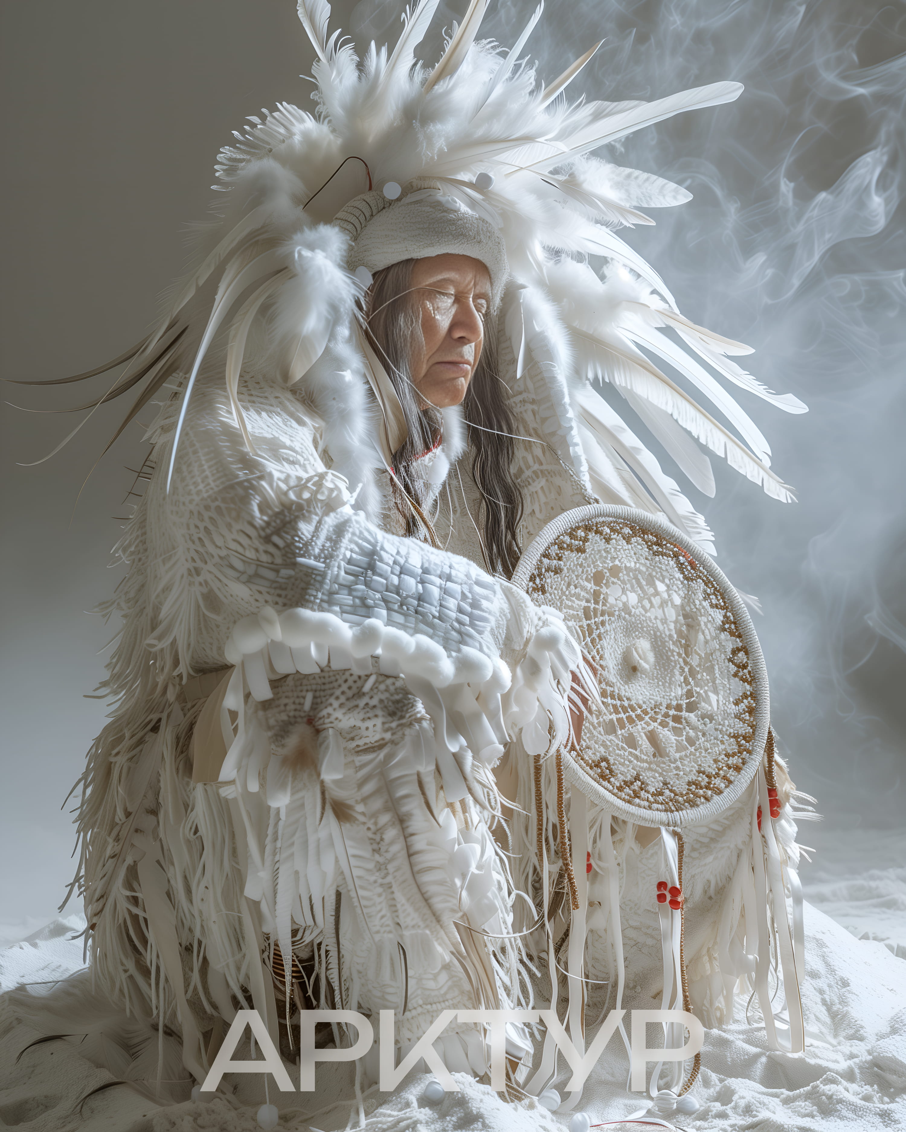 Белые шаманы | Midjourney — Изображение №17 — Иллюстрация, 3D на Dprofile