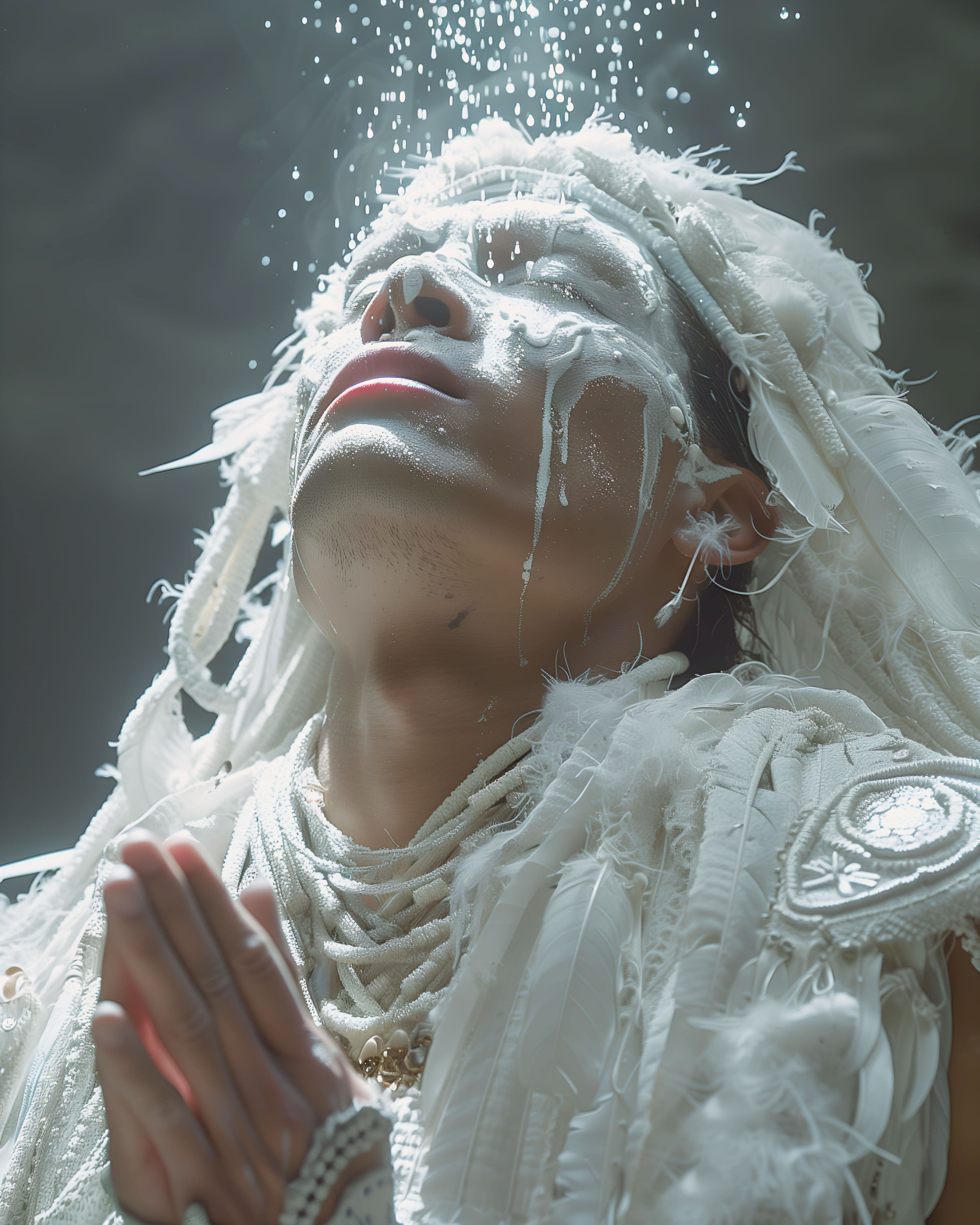 Белые шаманы | Midjourney — Изображение №24 — Иллюстрация, 3D на Dprofile