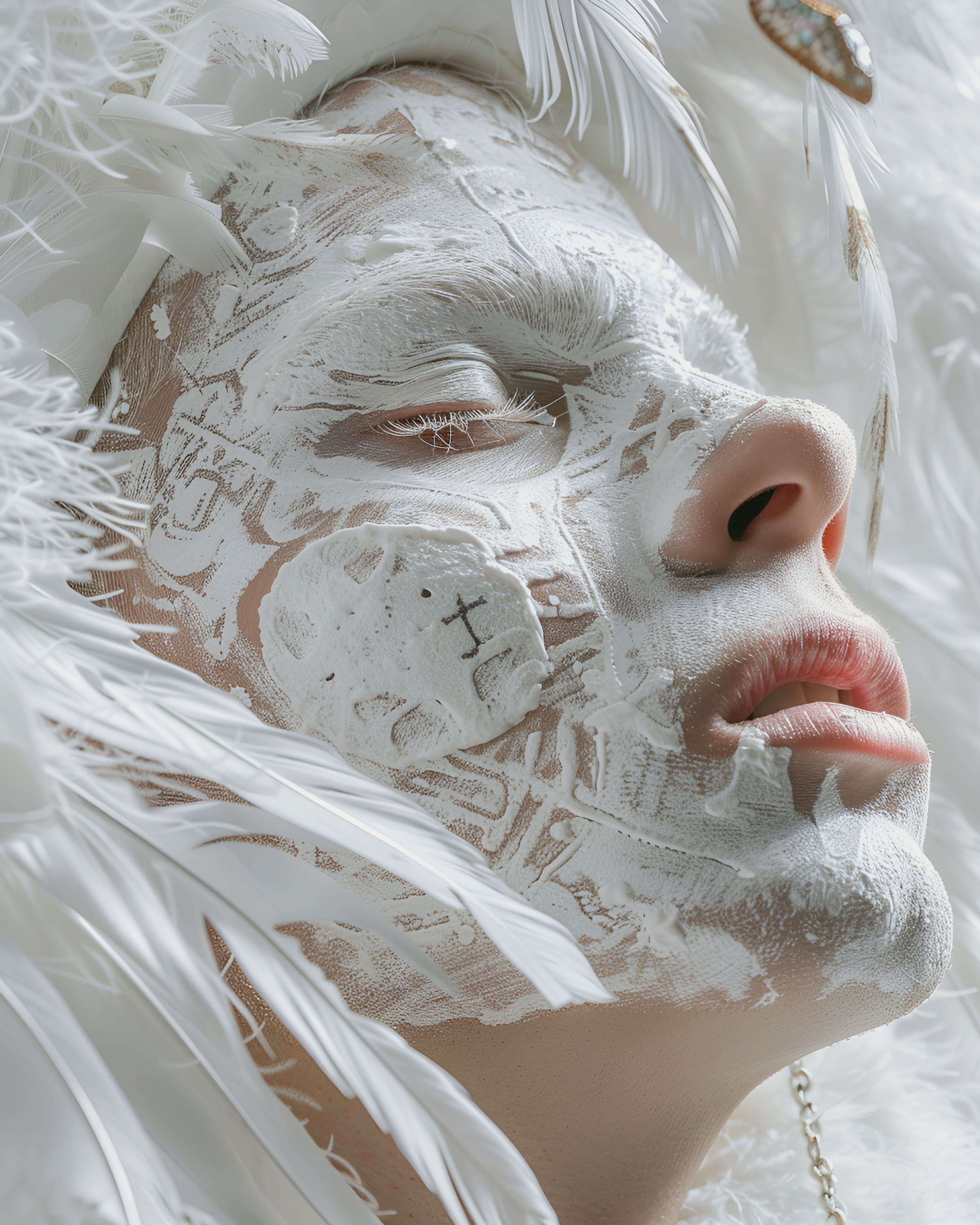 Белые шаманы | Midjourney — Изображение №28 — Иллюстрация, 3D на Dprofile