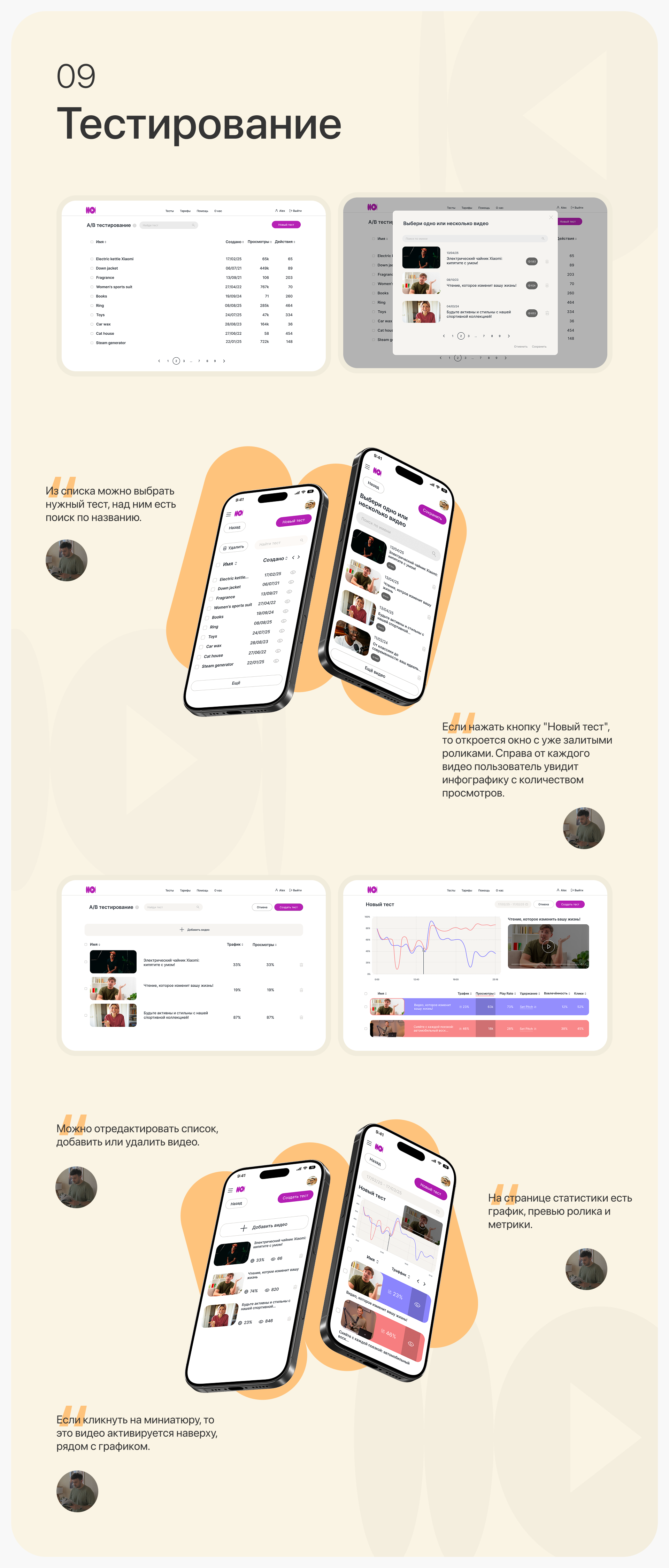 VMT — Видео хостинг для маркетологов — Изображение №15 — Интерфейсы на Dprofile