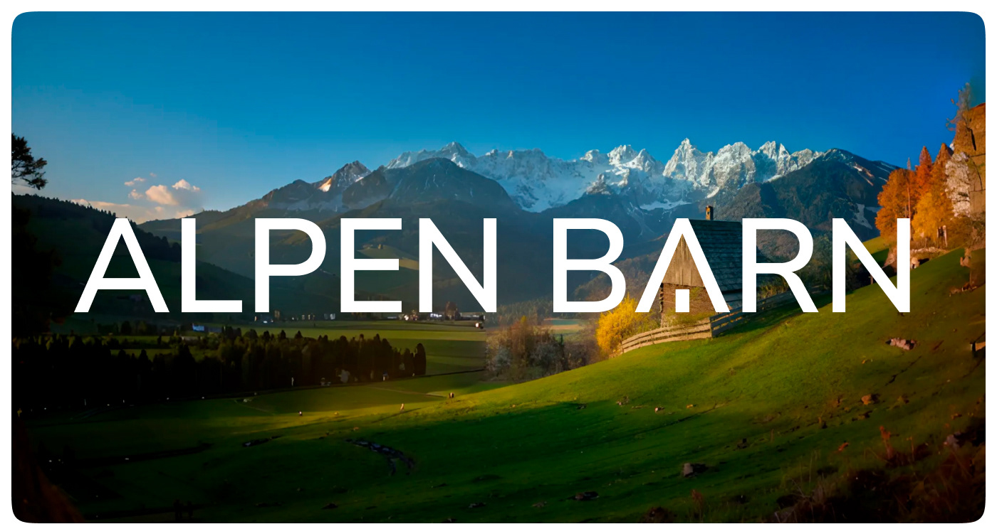 Строительная компания Alpen Barn — Изображение №1 — Брендинг на Dprofile