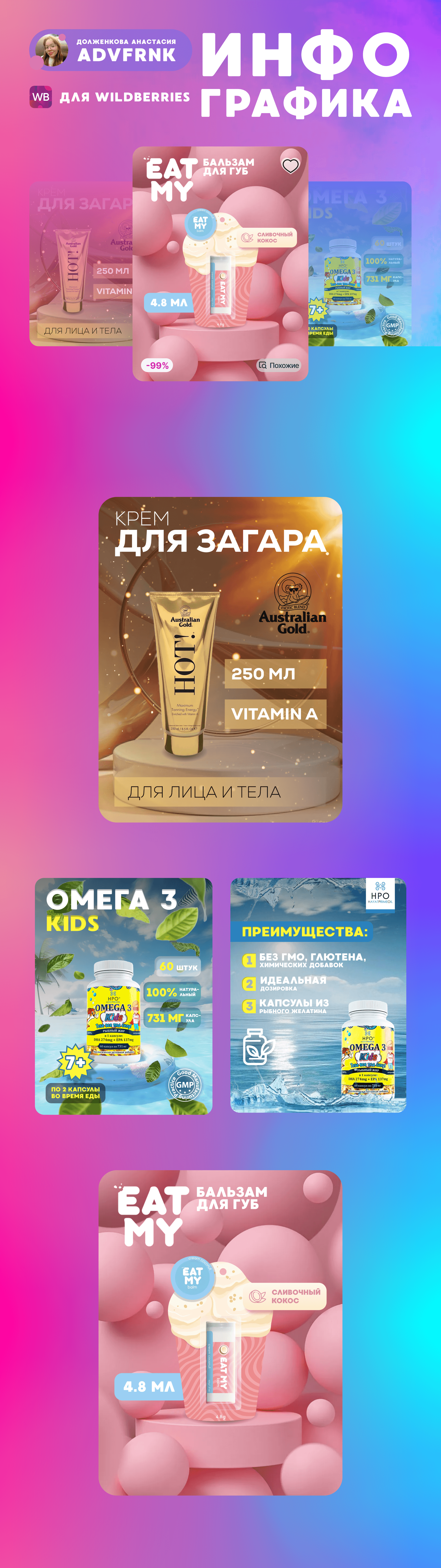 PRODUCT CARD DESIGN — Изображение №1 — Графика на Dprofile