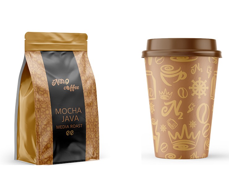 Бренд кофейни Nitro Coffee на Dprofile