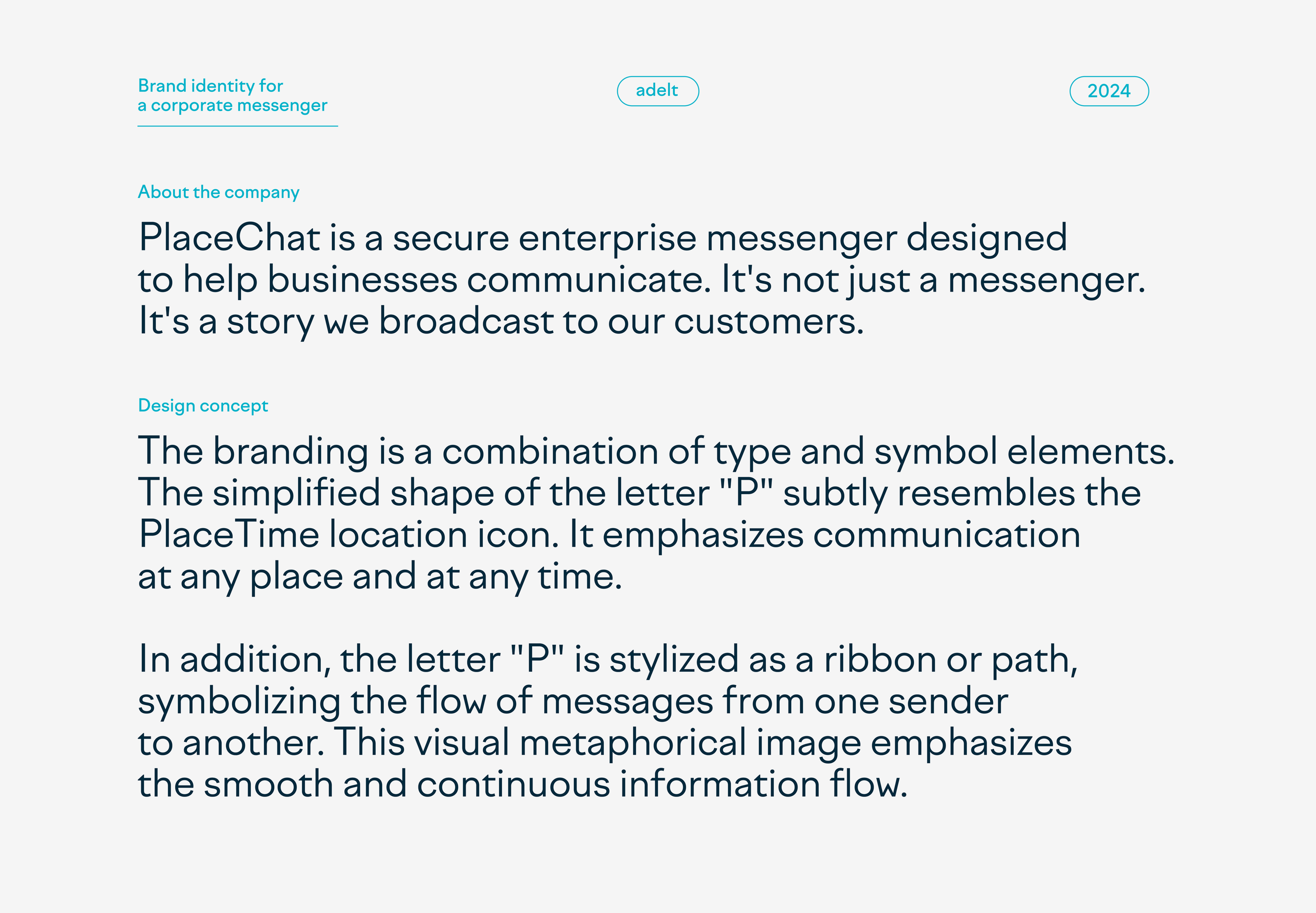Брендирование корпоративного мессенджера Placechat — Изображение №2 — Брендинг на Dprofile
