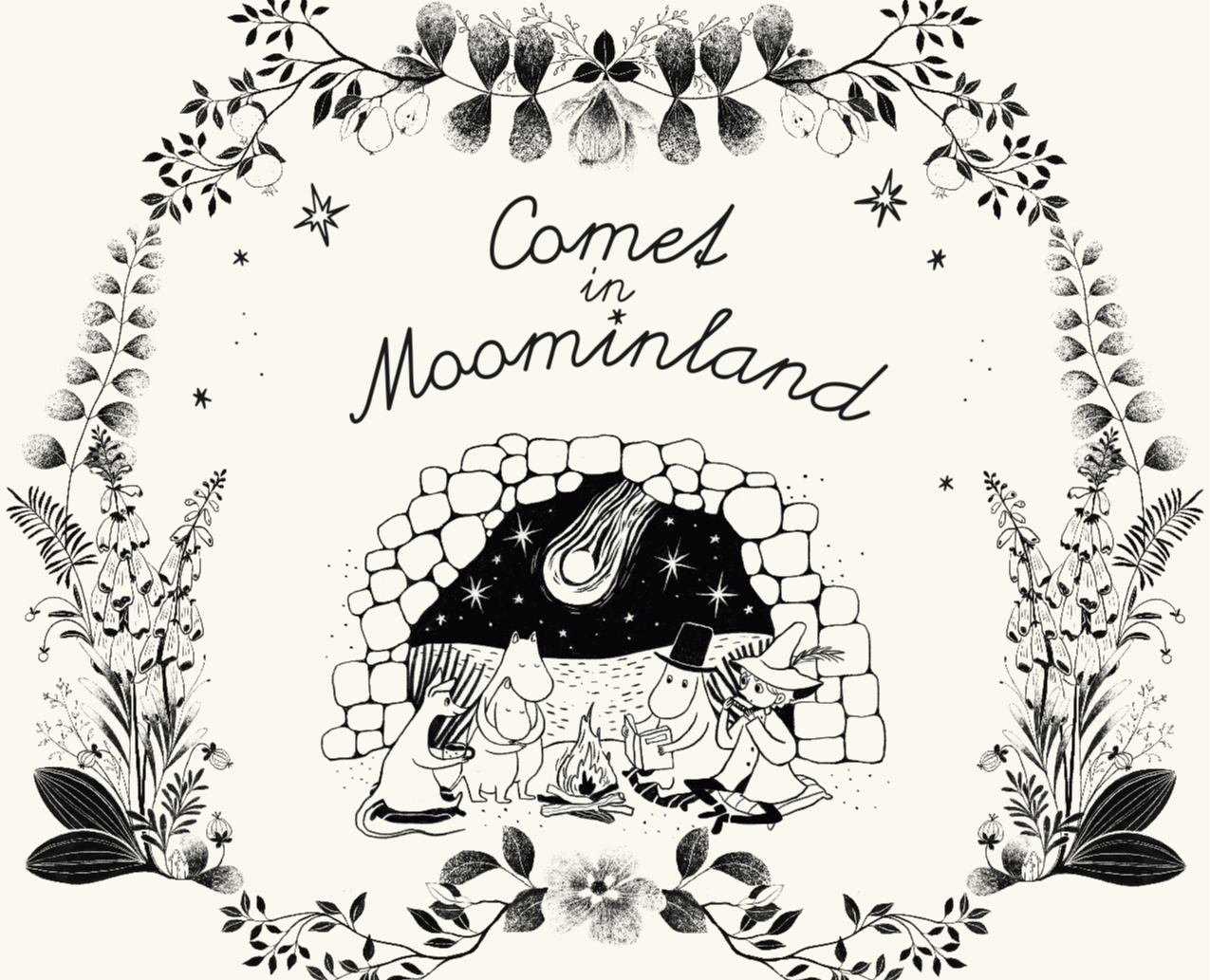 Comet in Moominland — Иллюстрация, 3D на Dprofile