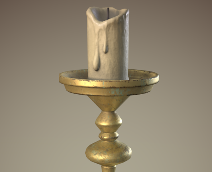 Abandoned Art-Deco Candelabrum — 3D на Dprofile