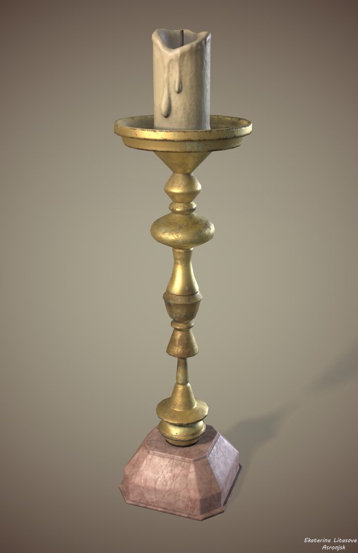 Abandoned Art-Deco Candelabrum — Изображение №1 — 3D на Dprofile