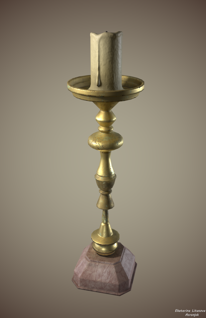 Abandoned Art-Deco Candelabrum — Изображение №3 — 3D на Dprofile