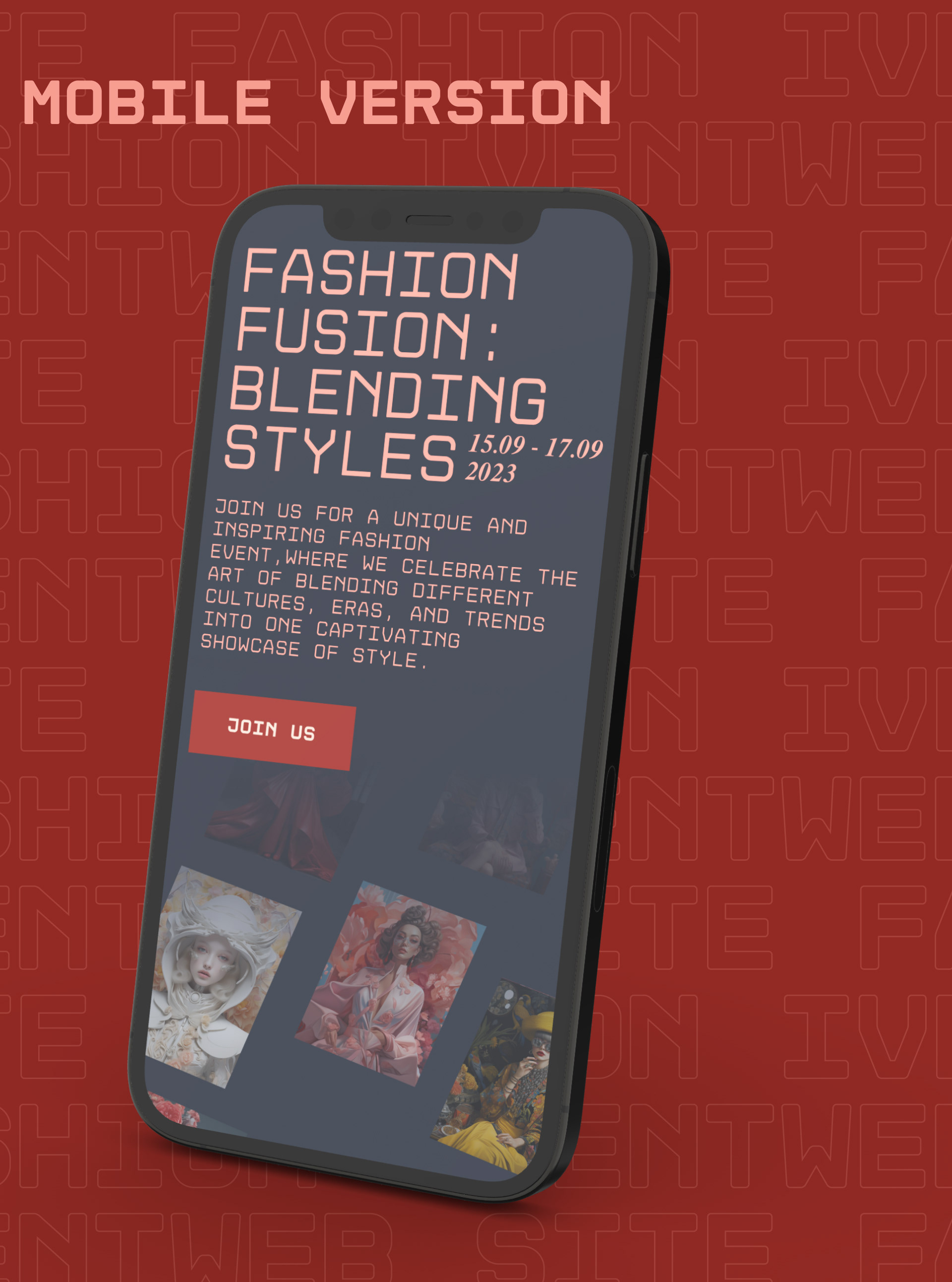 Web site fashion event — Изображение №5 — Интерфейсы на Dprofile
