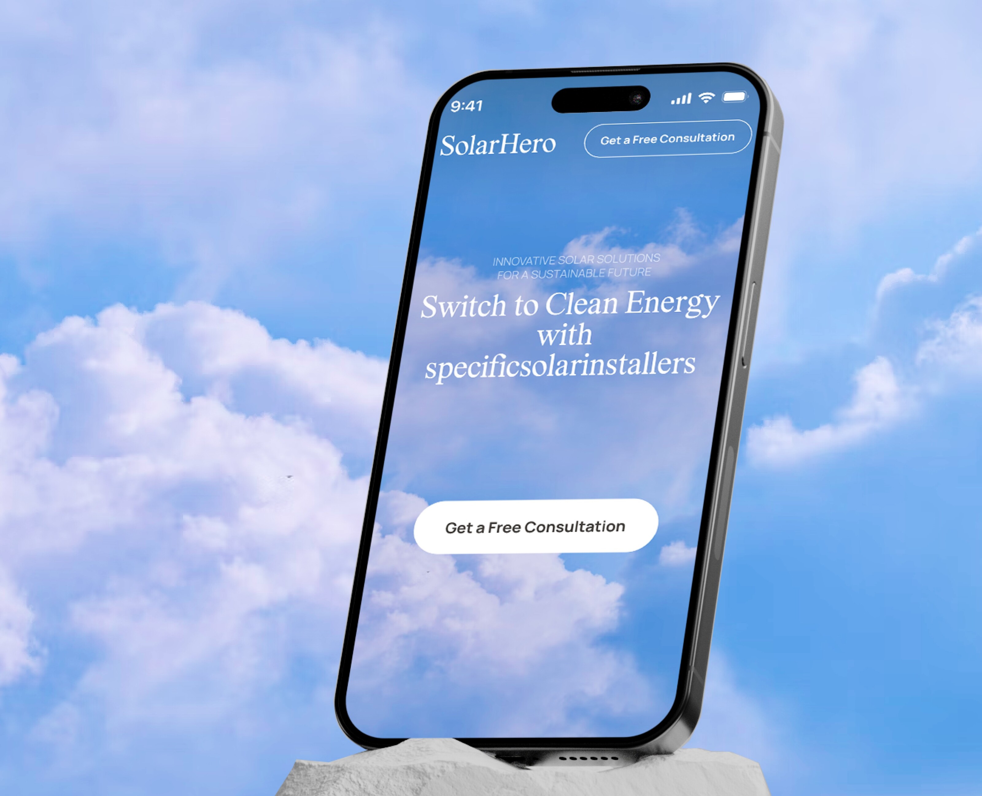 Редизайн сайта SolarHero — Интерфейсы на Dprofile