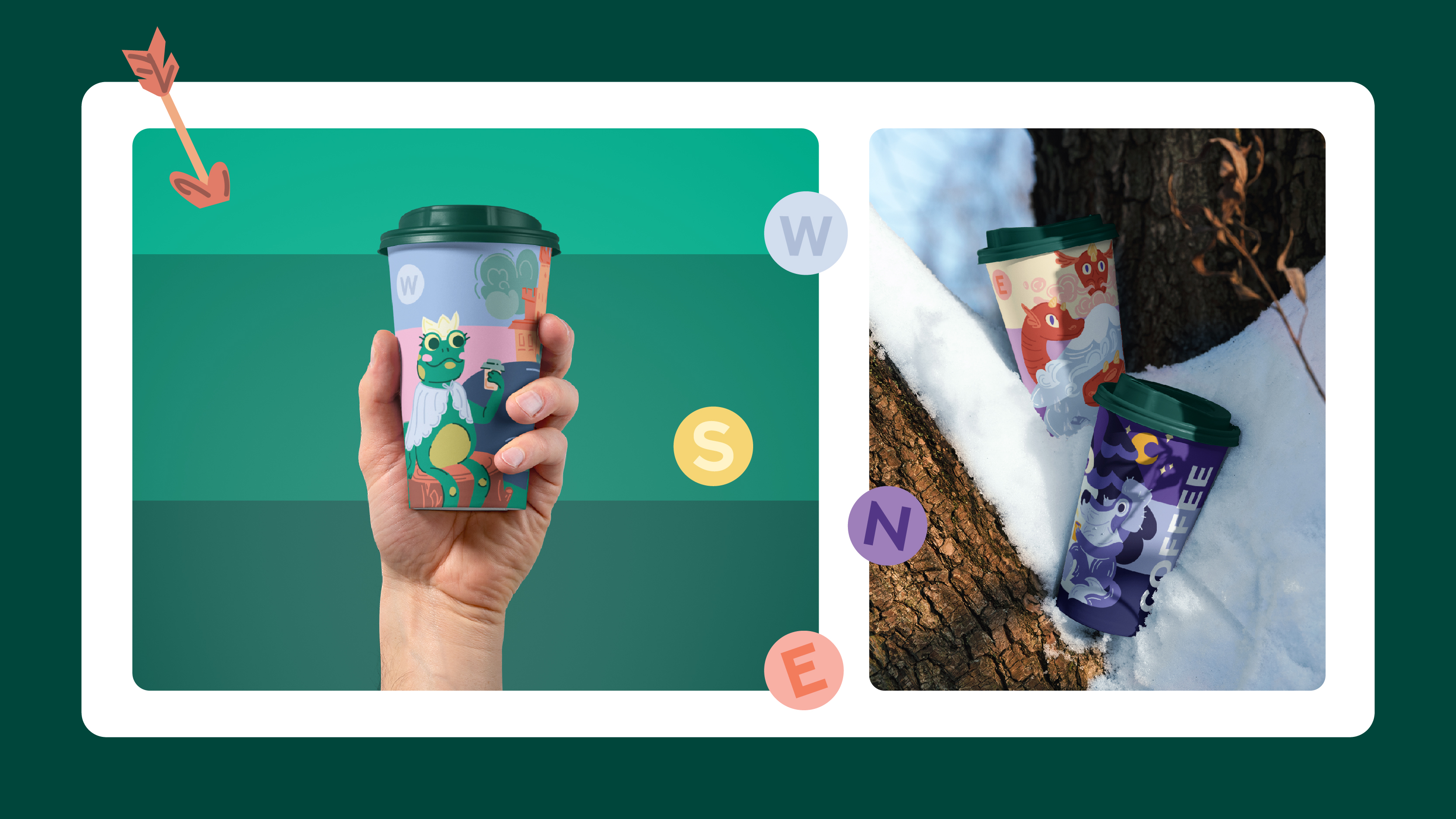 Coffee Like. Дизайн кофейного стаканчика — Изображение №11 — Брендинг, Иллюстрация на Dprofile