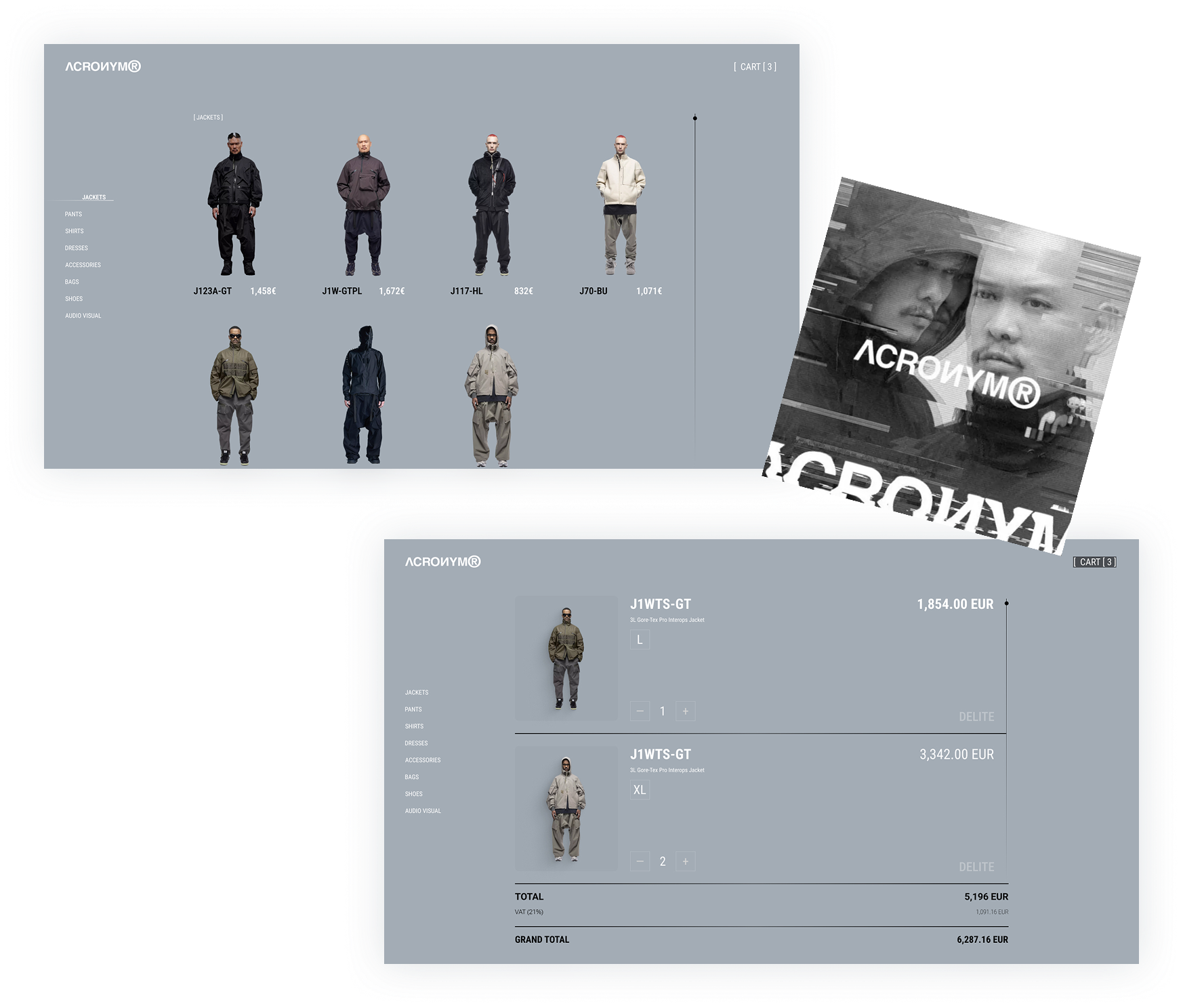 ACRONYM WEBSITE DESIGN CONCEPT — Изображение №6 — Интерфейсы на Dprofile