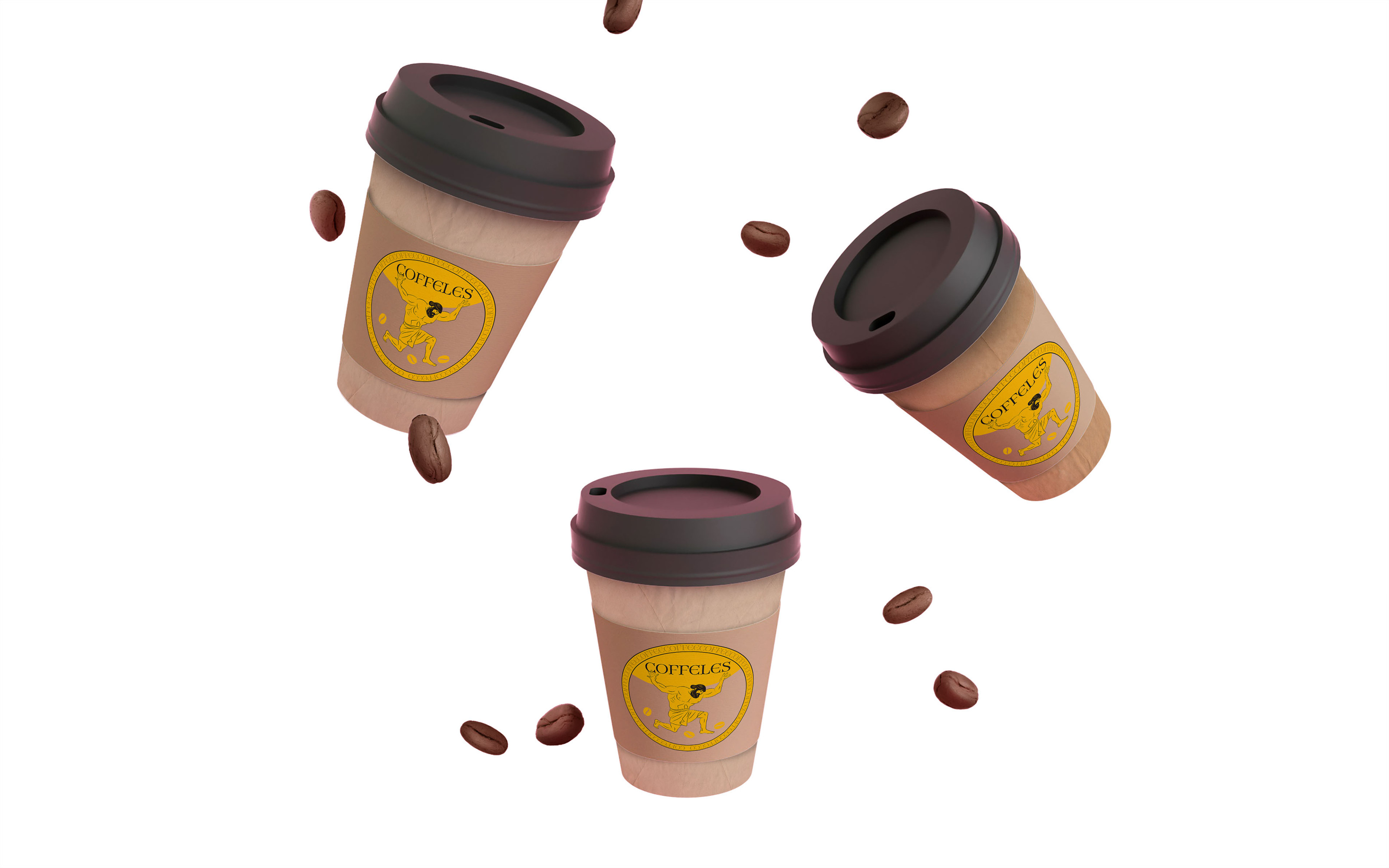 Coffeeles logo — Изображение №5 — Брендинг, Иллюстрация на Dprofile